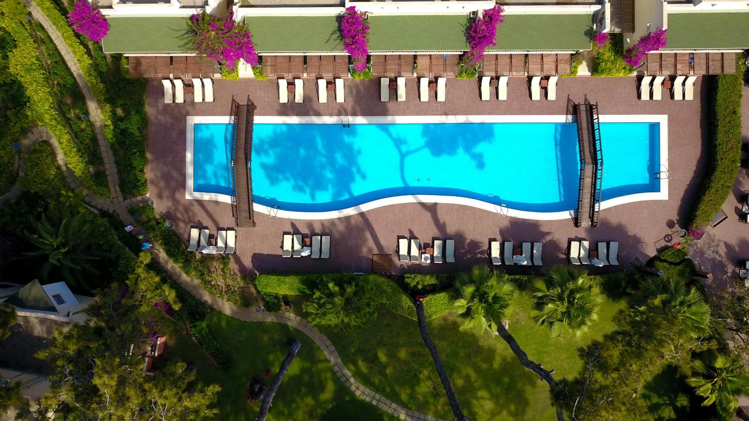 Pool view in Turquoise Hotel