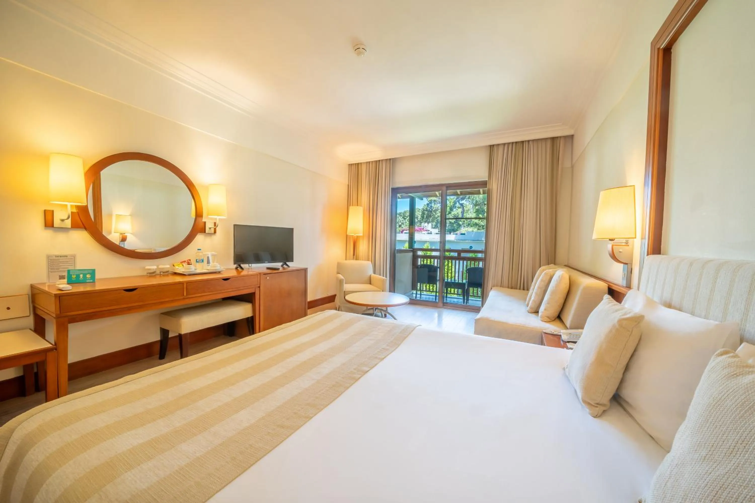 Bed in Turquoise Hotel