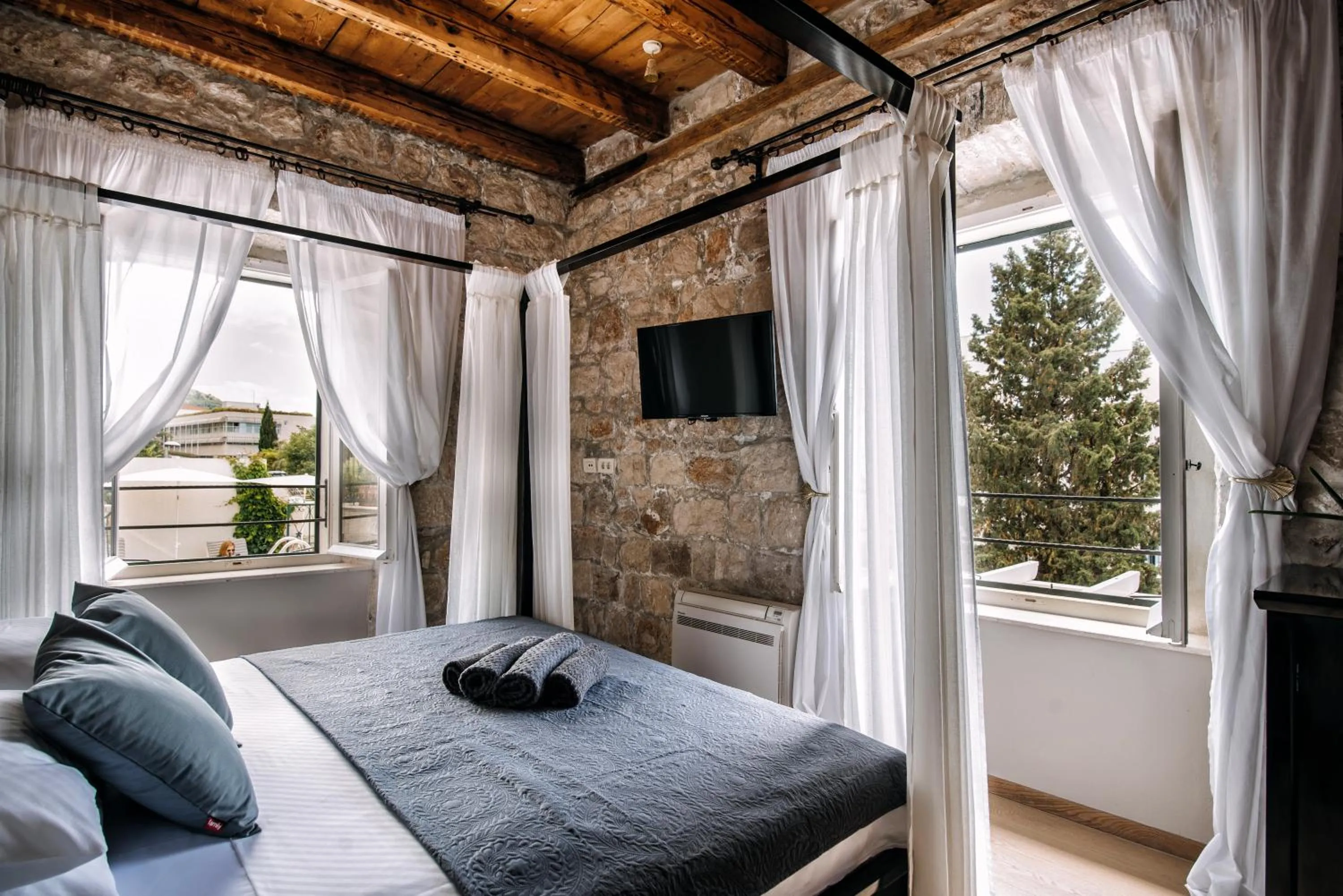 Bed in Villa Allure of Dubrovnik