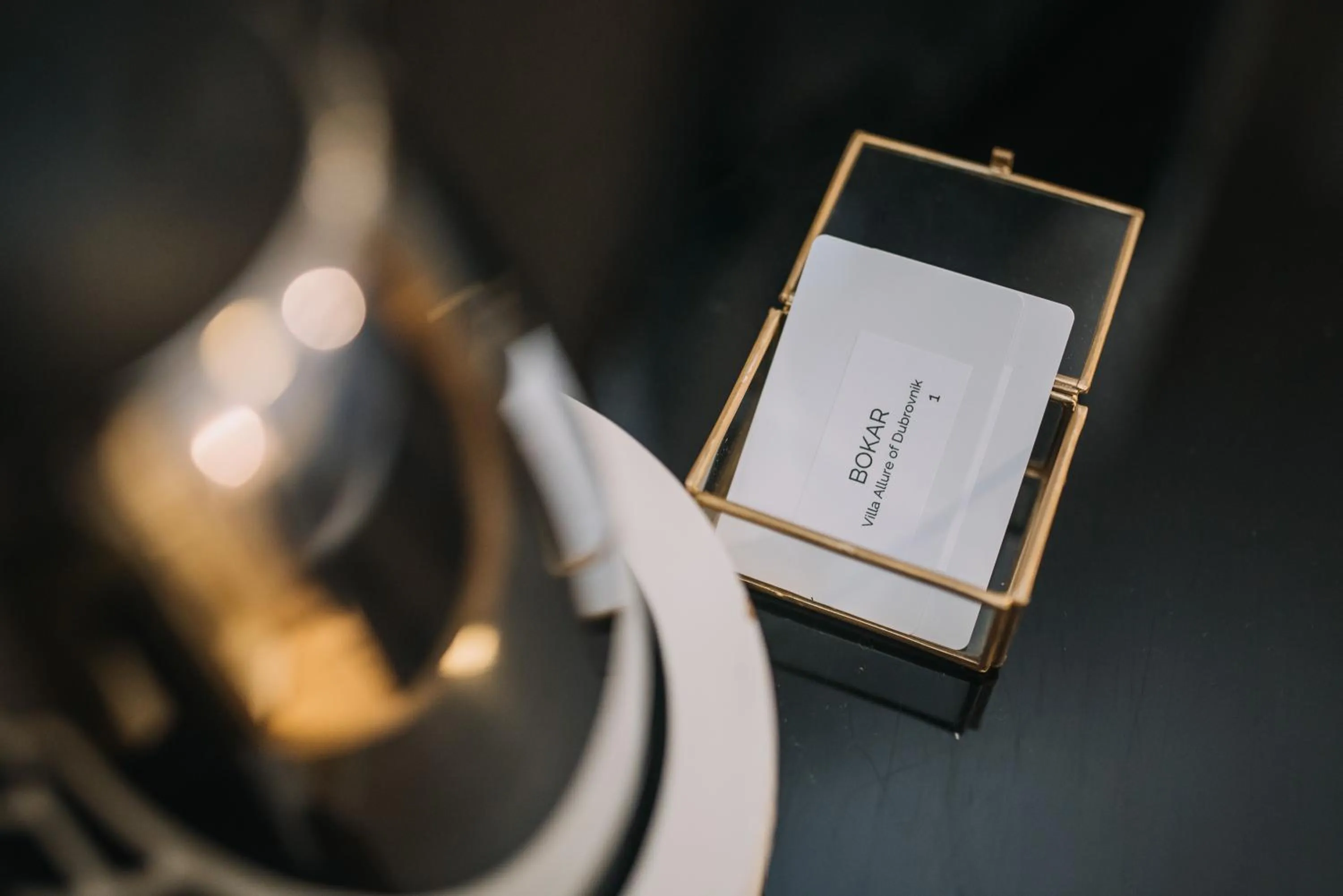 Decorative detail in Villa Allure of Dubrovnik