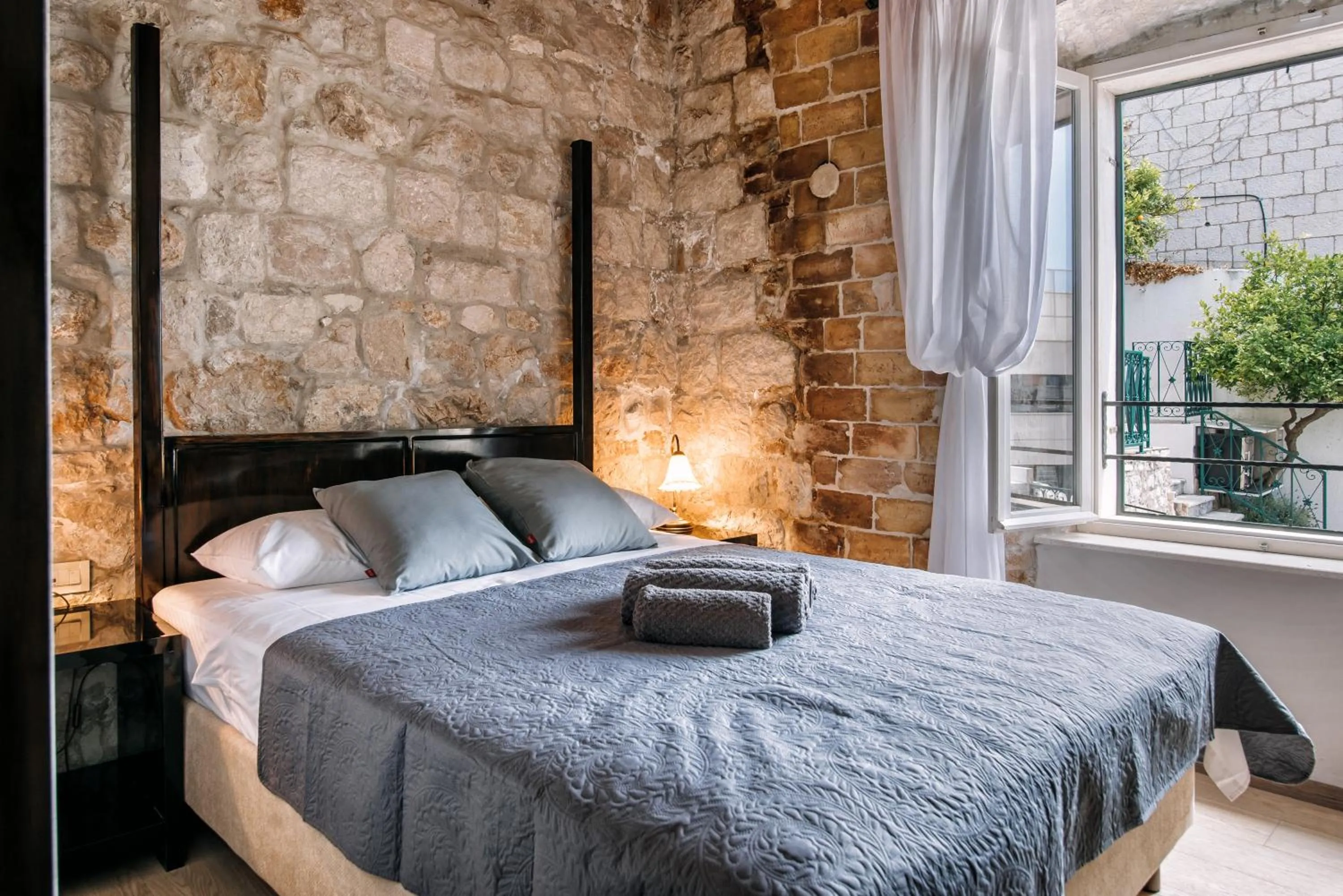 Bed in Villa Allure of Dubrovnik