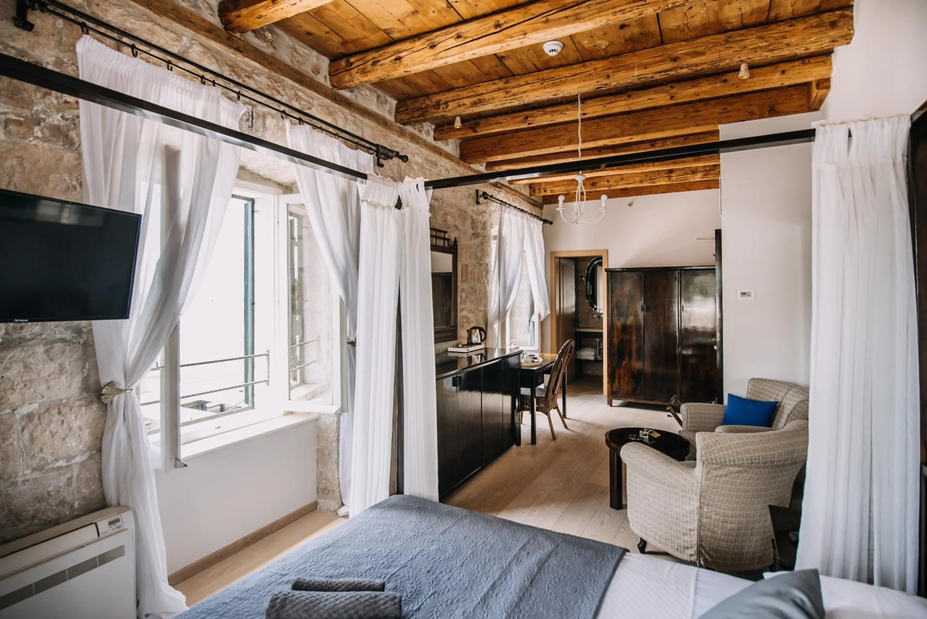 Bed in Villa Allure of Dubrovnik