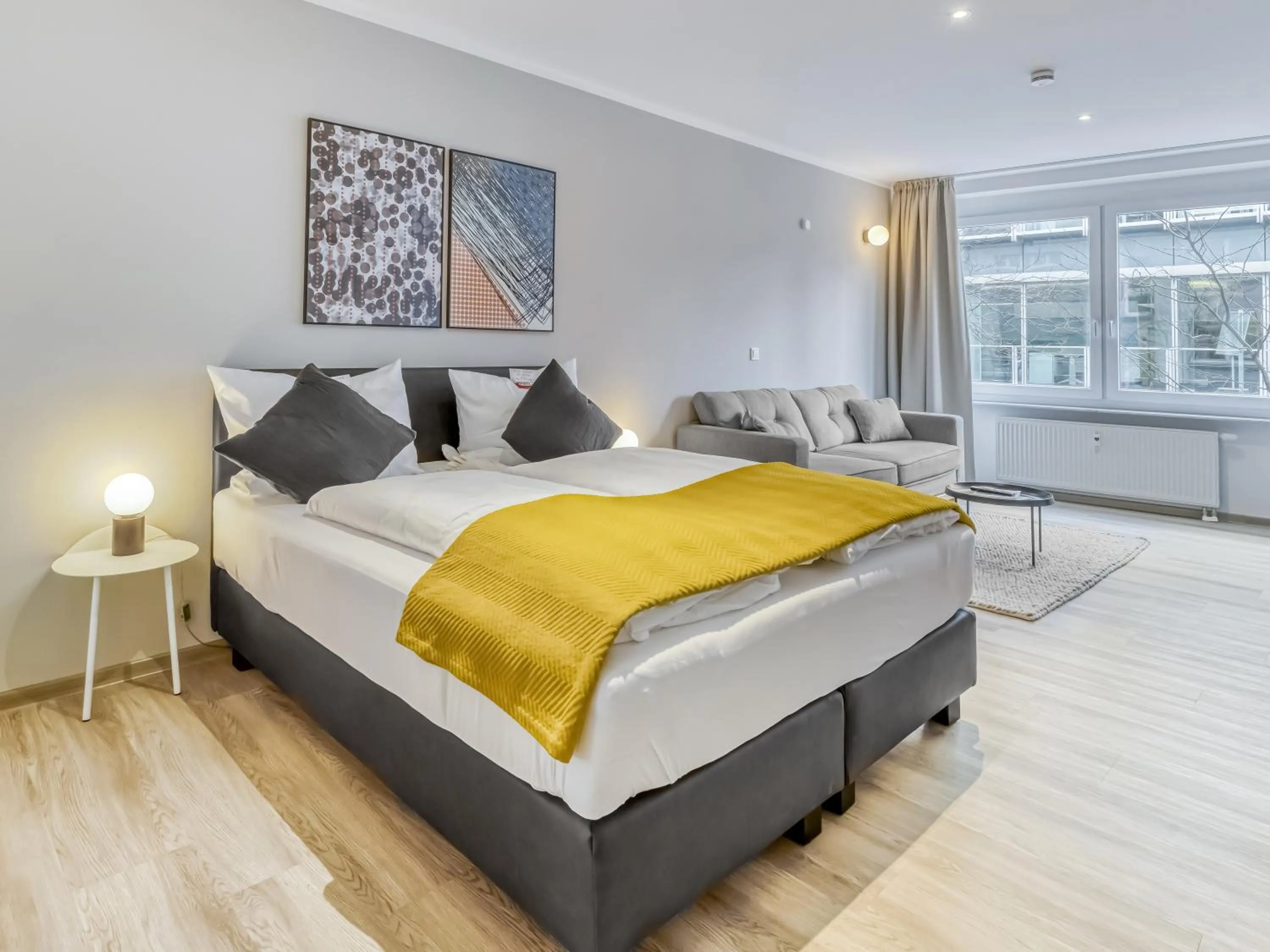 Bed in Limehome Essen Kibbelstraße