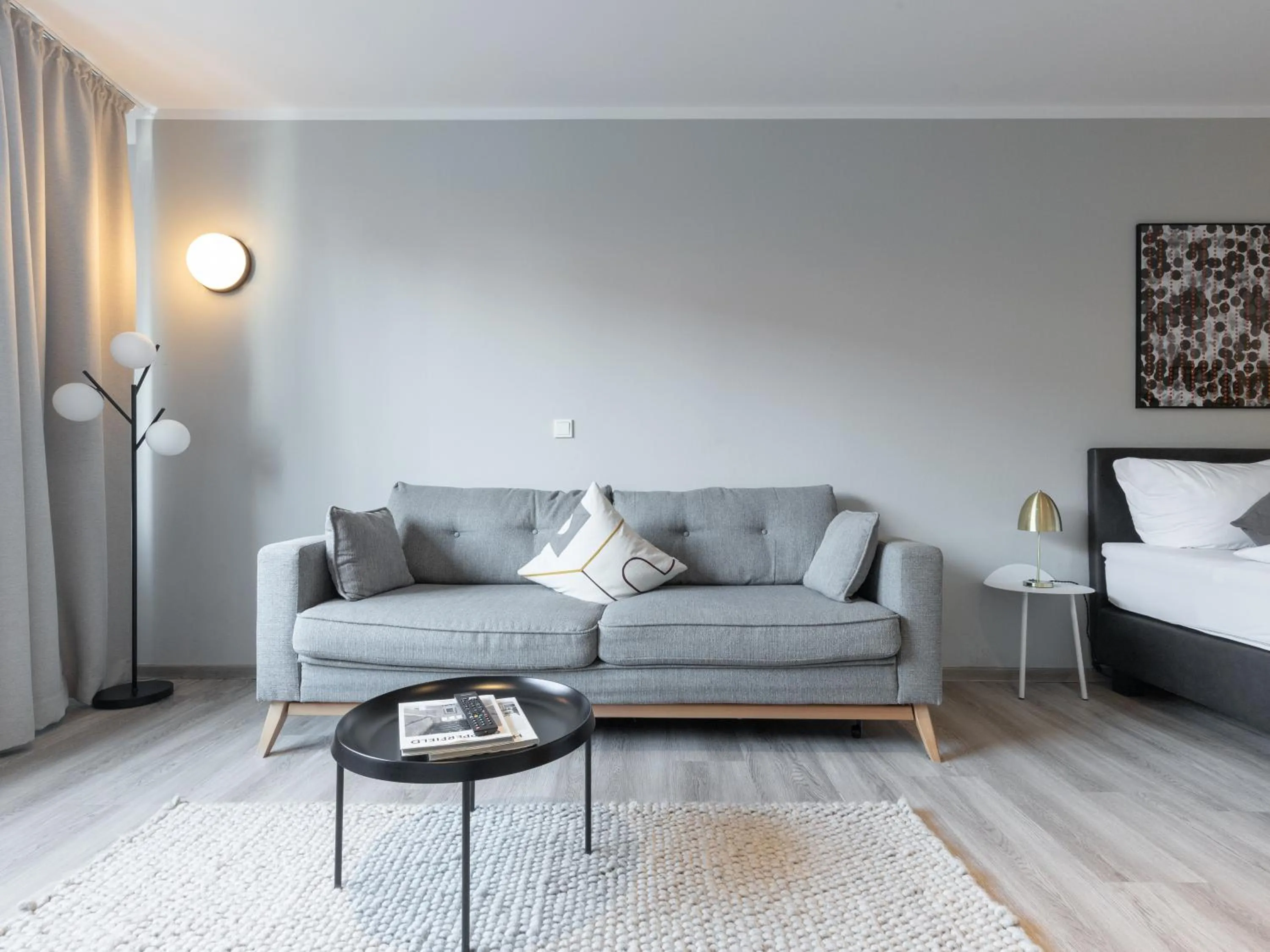 Seating area in Limehome Essen Kibbelstraße