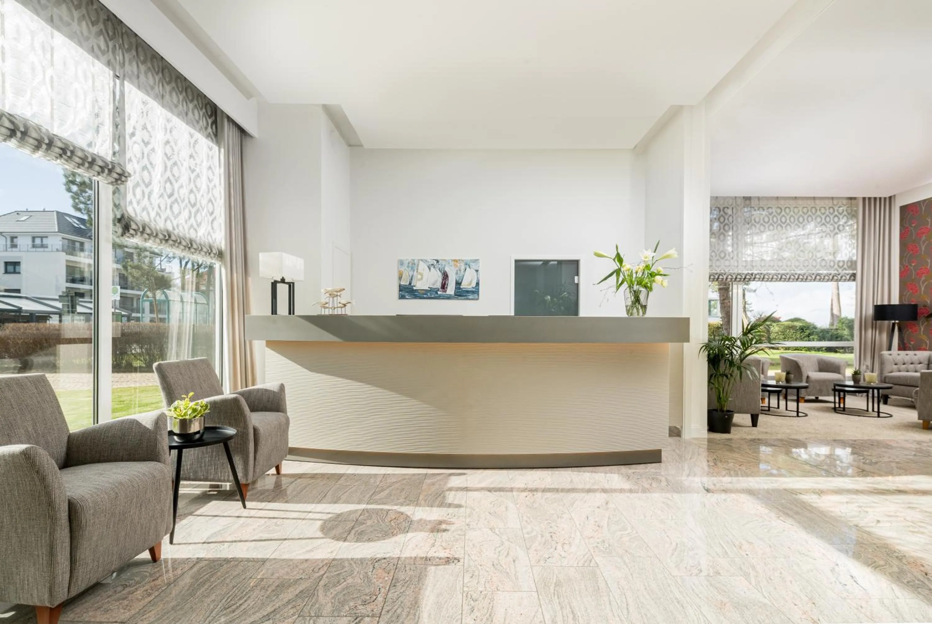 Lobby or reception in Hotel Bellevue
