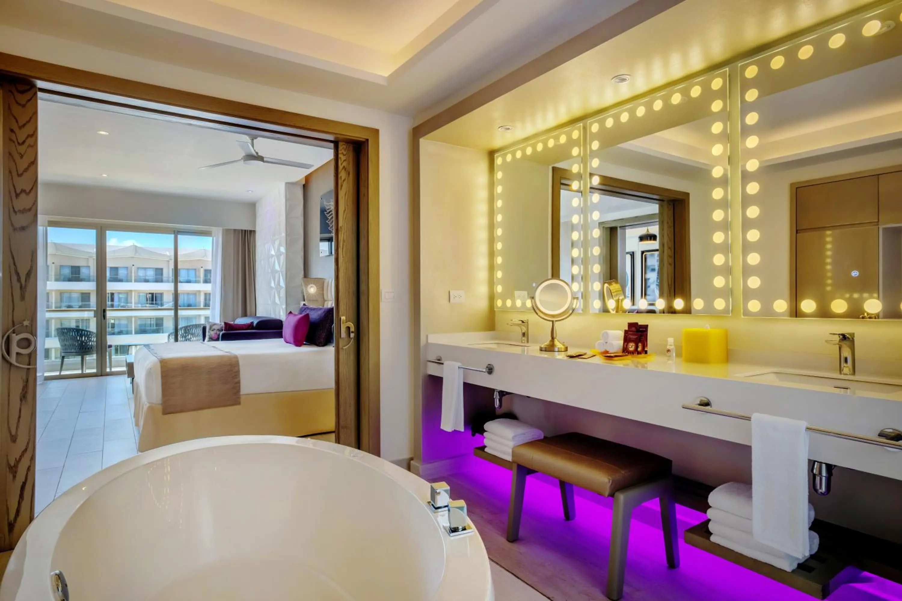 Bathroom in Planet Hollywood Cancun Adult Scene by Royalton, An Autograph Collection All-Inclusive Resort - Adults Only