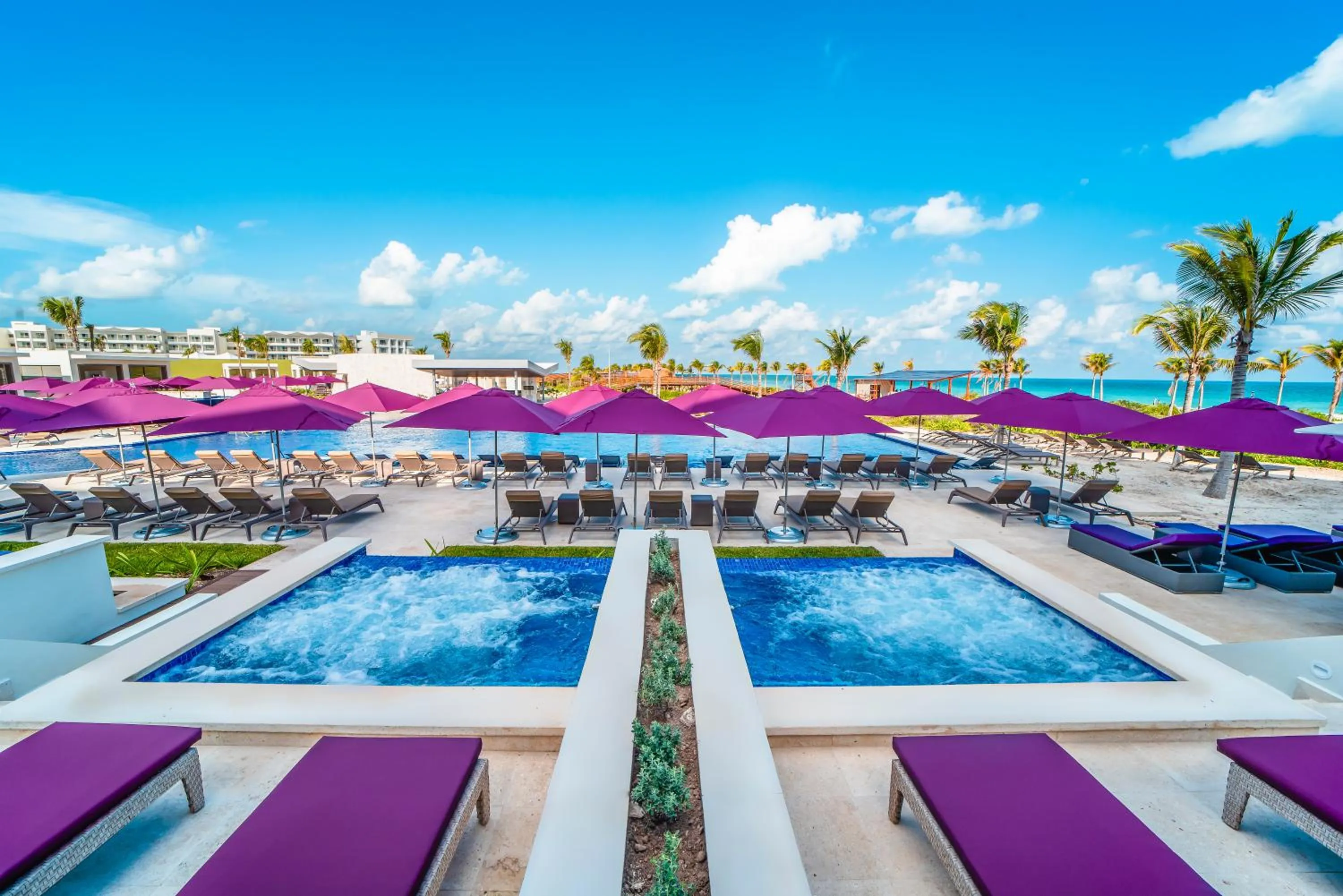 Swimming pool in Planet Hollywood Cancun Adult Scene by Royalton, An Autograph Collection All-Inclusive Resort - Adults Only