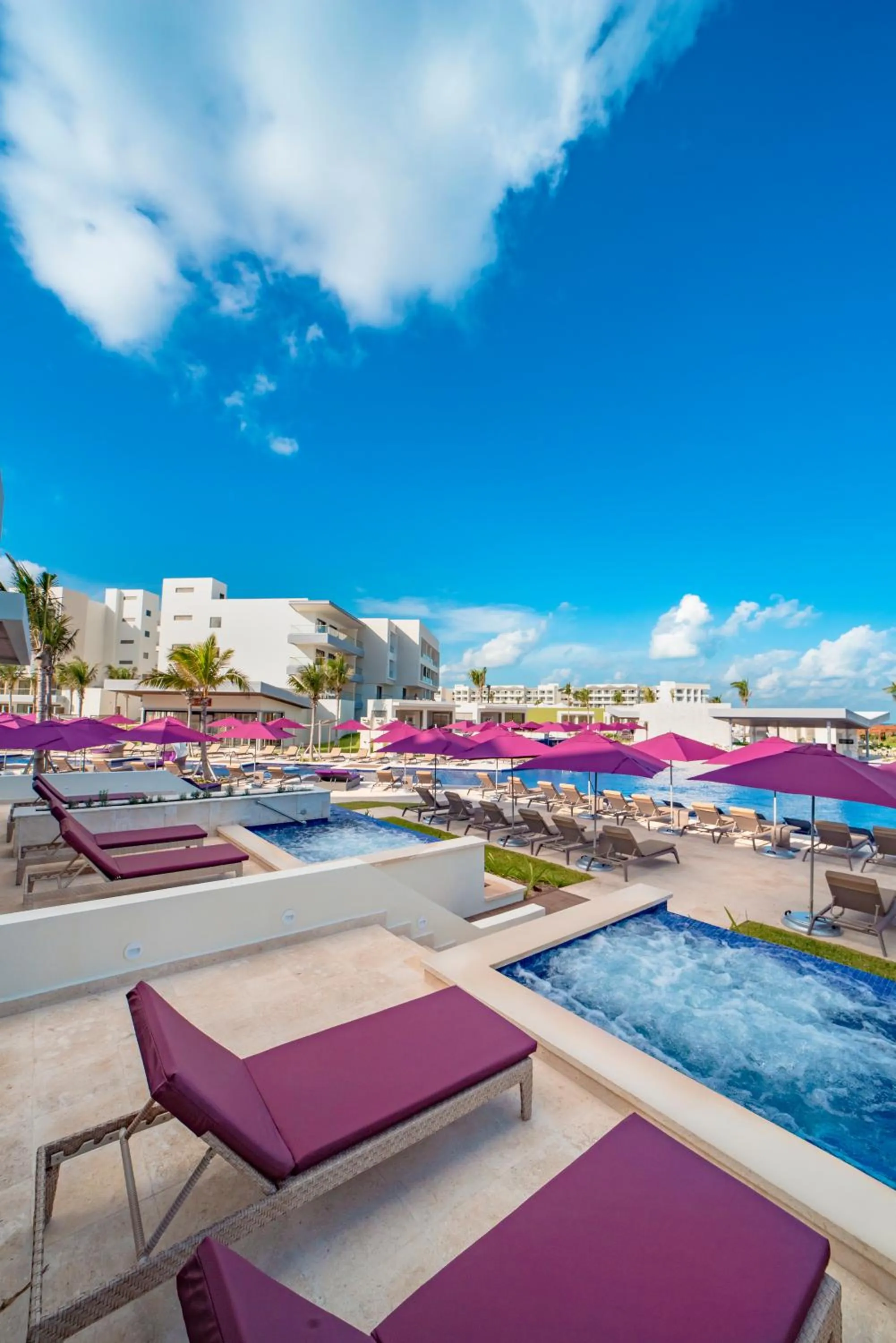 Swimming pool in Planet Hollywood Cancun Adult Scene by Royalton, An Autograph Collection All-Inclusive Resort - Adults Only