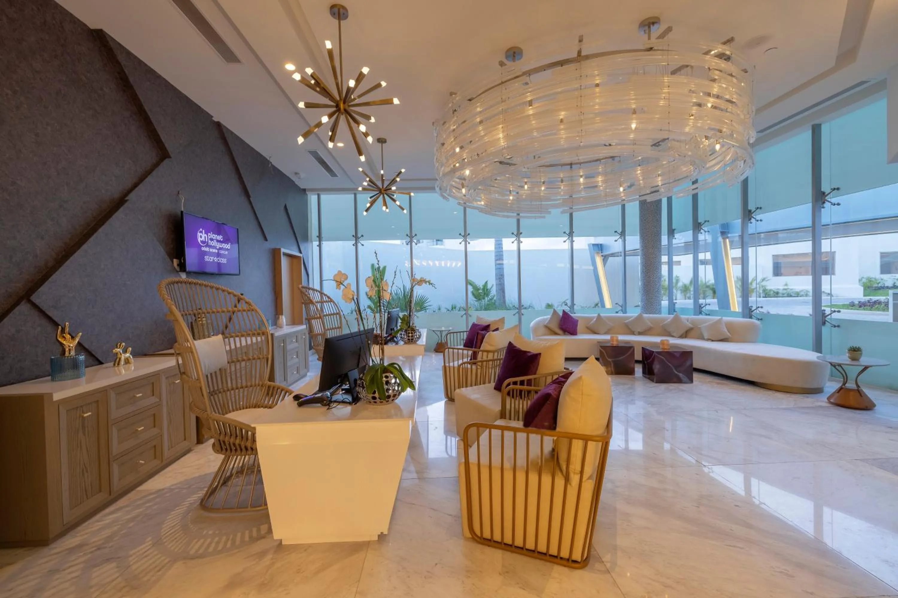 Lobby or reception in Planet Hollywood Cancun Adult Scene by Royalton, An Autograph Collection All-Inclusive Resort - Adults Only