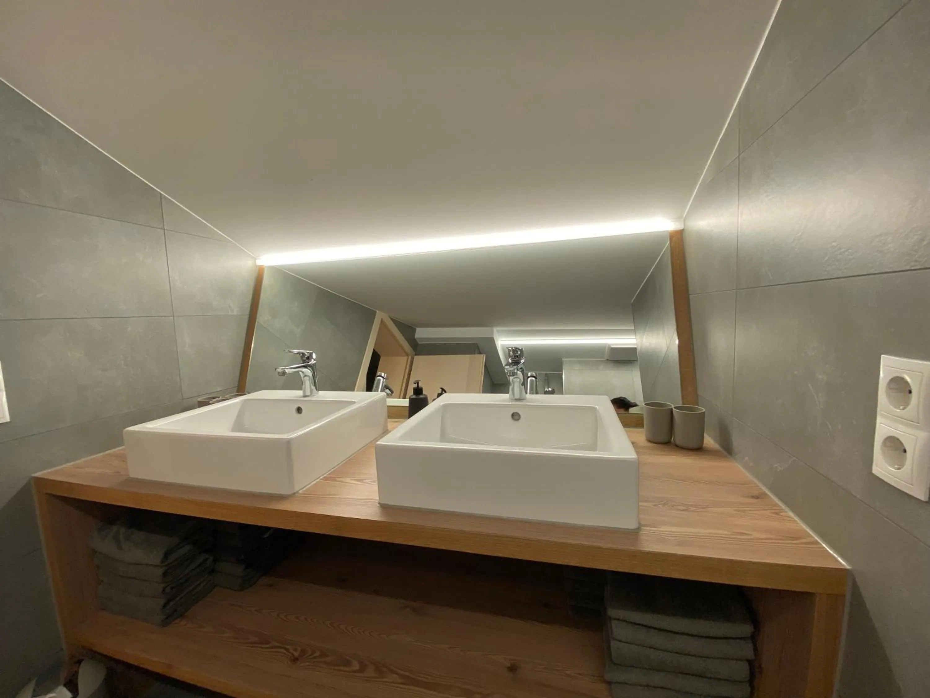 Bathroom in Gasthaus Sulzfluh