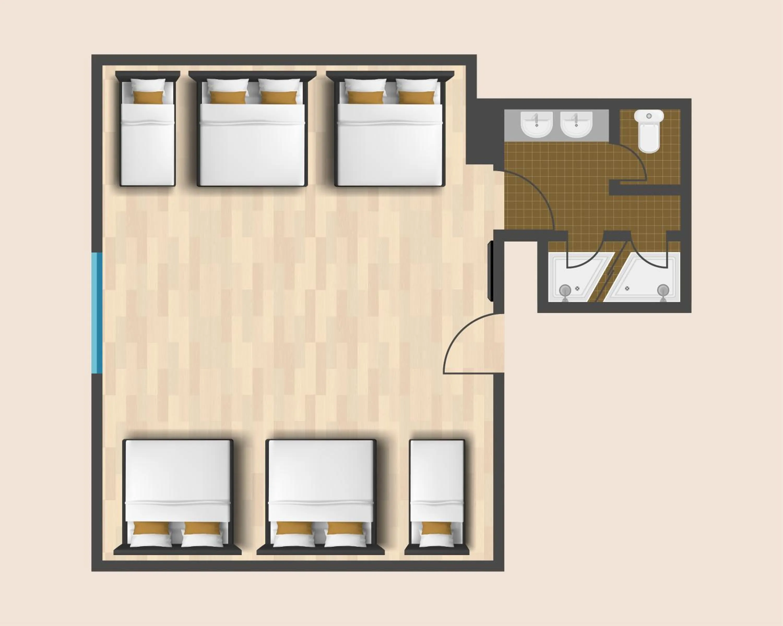 Floor plan in Gasthaus Sulzfluh