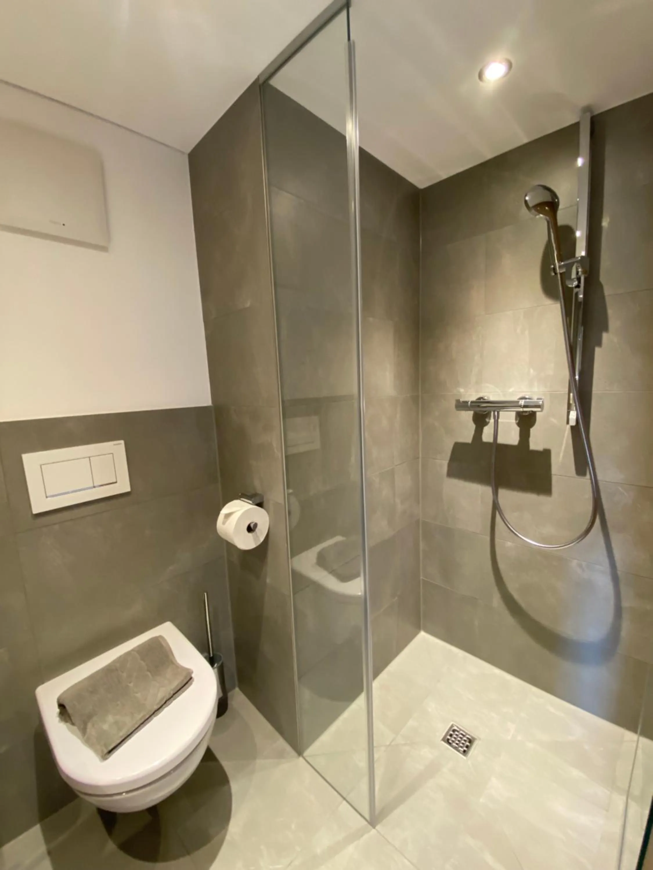 Shower in Gasthaus Sulzfluh