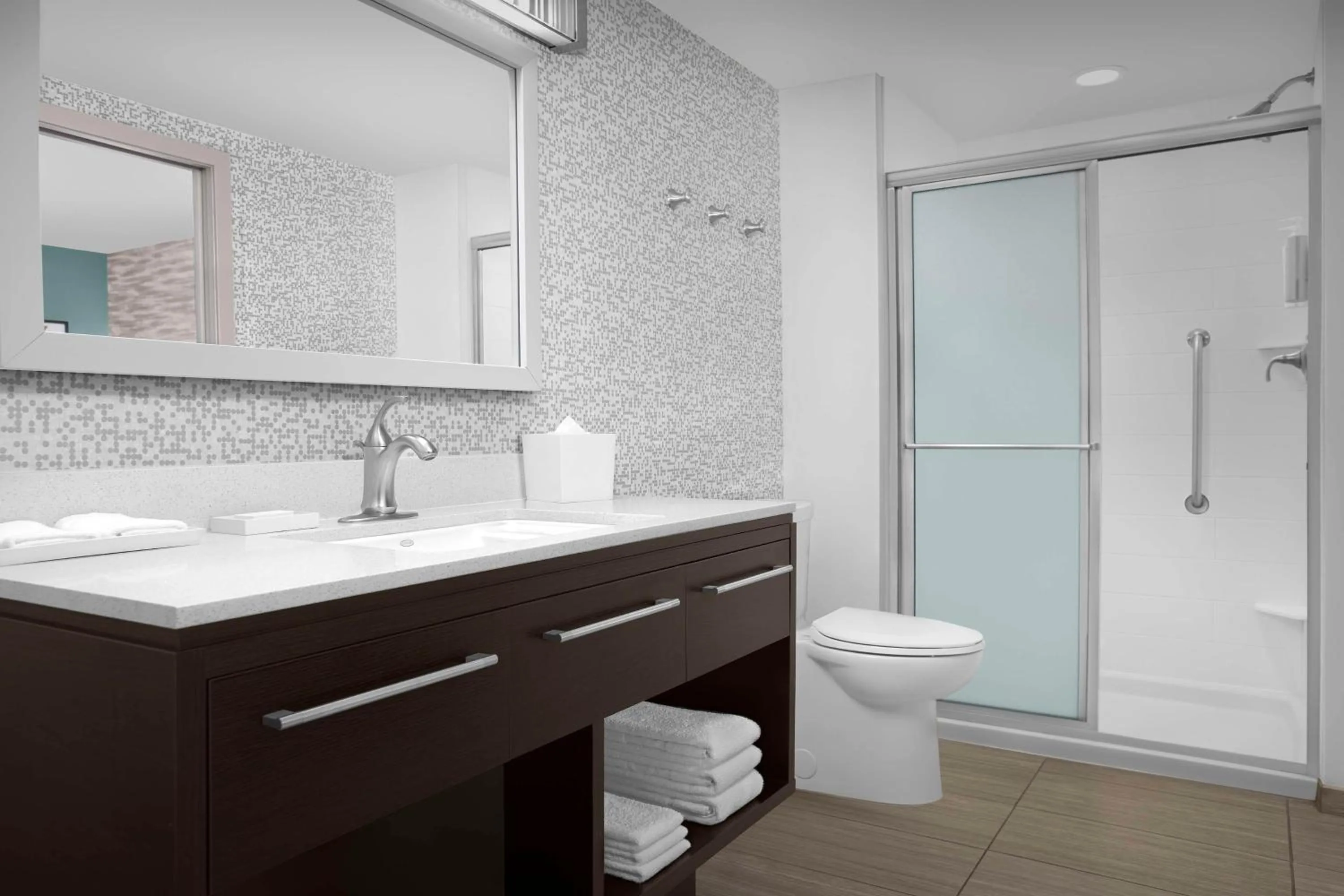 Bathroom in Home2 Suites by Hilton Pittsburgh - McCandless, PA