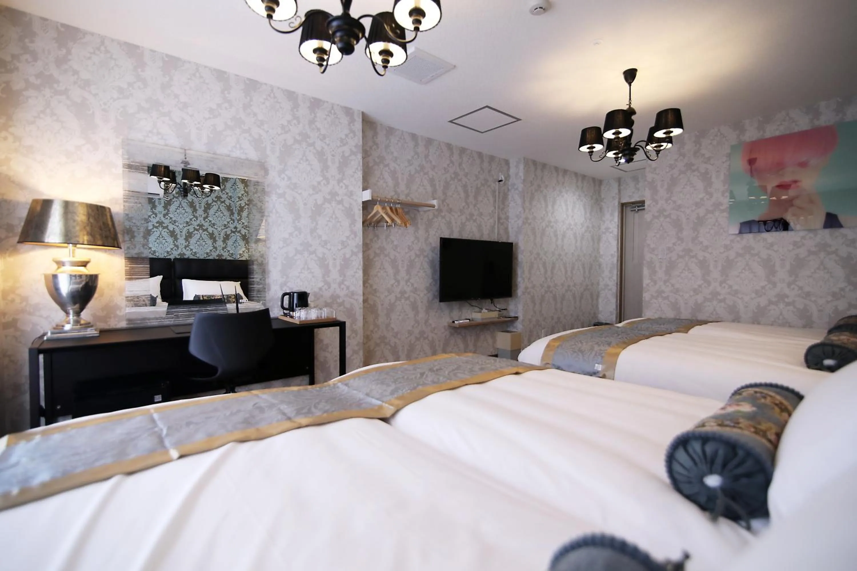 Bed in SHINJUKU GLOBAL HOTEL