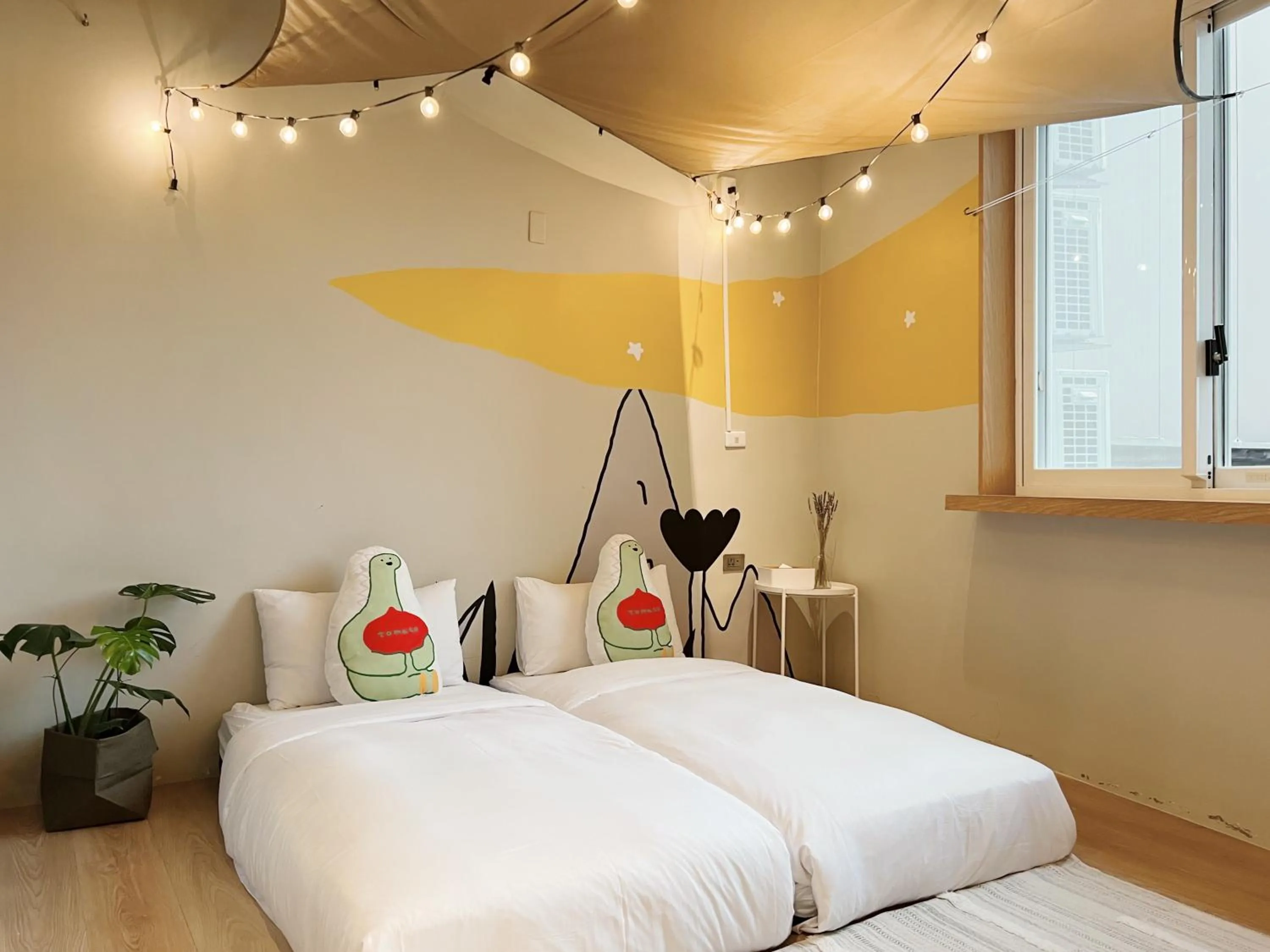 Bed in Hostel Tomato 番茄溫泉青旅