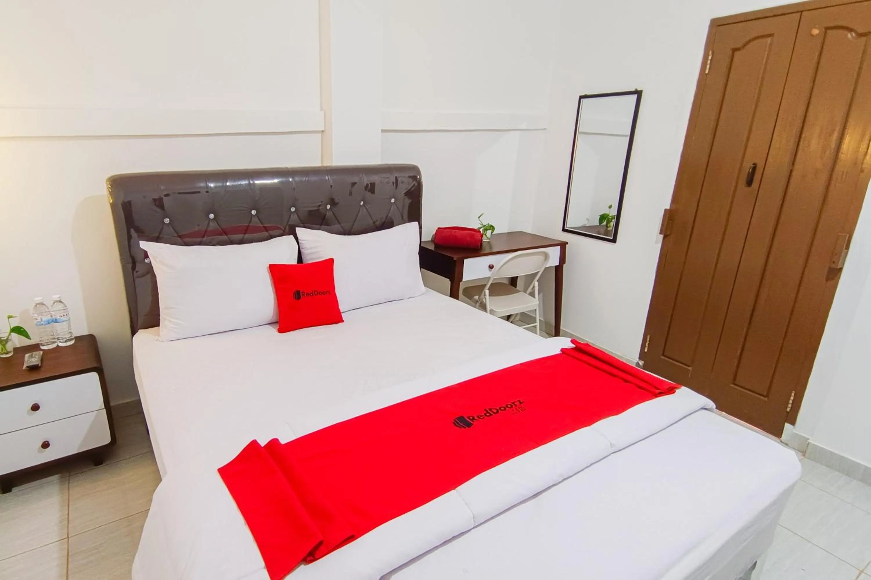 Bed in RedDoorz at Kubu Selem Lampung