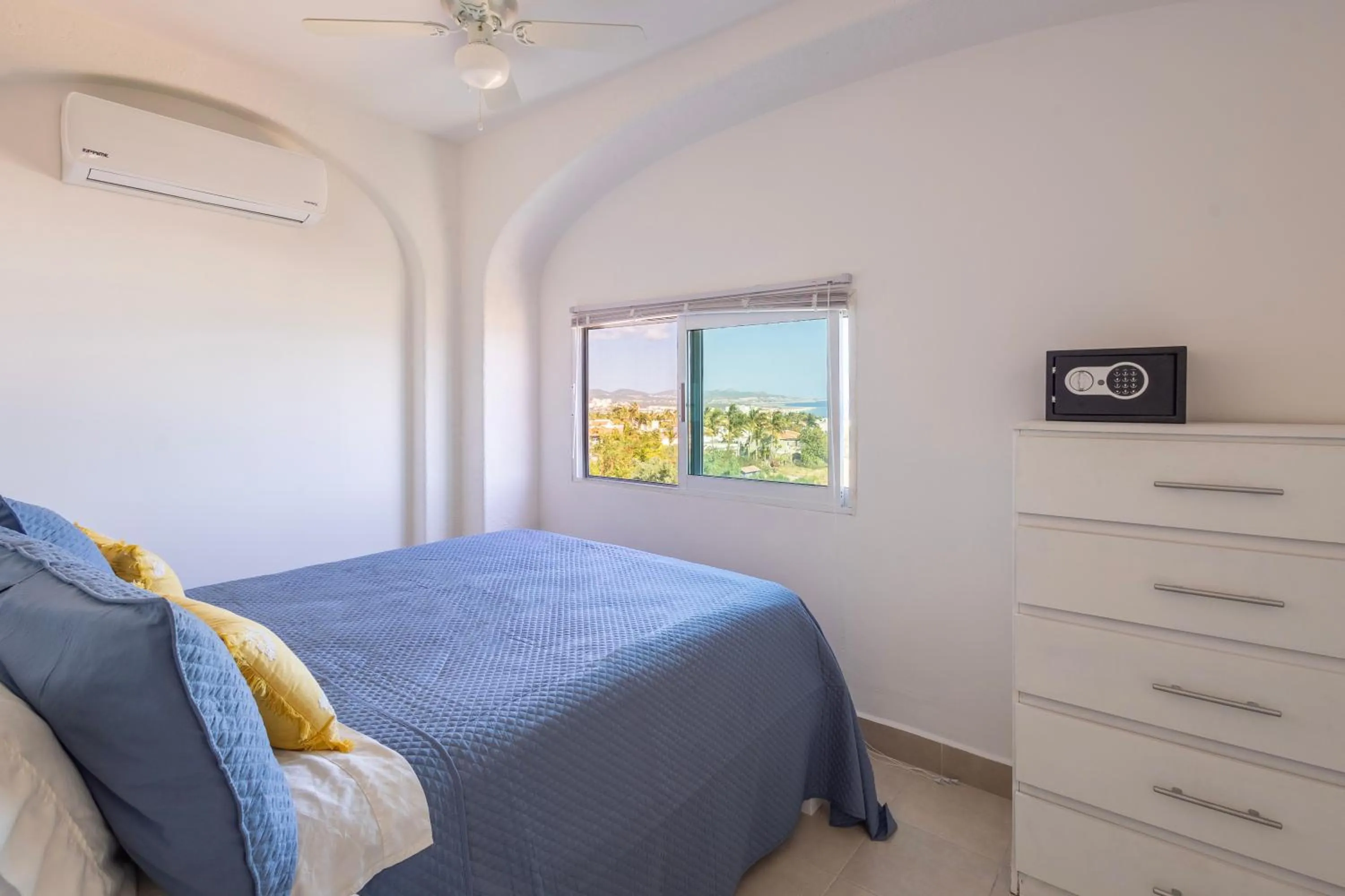 Bed in MariaMar Suites