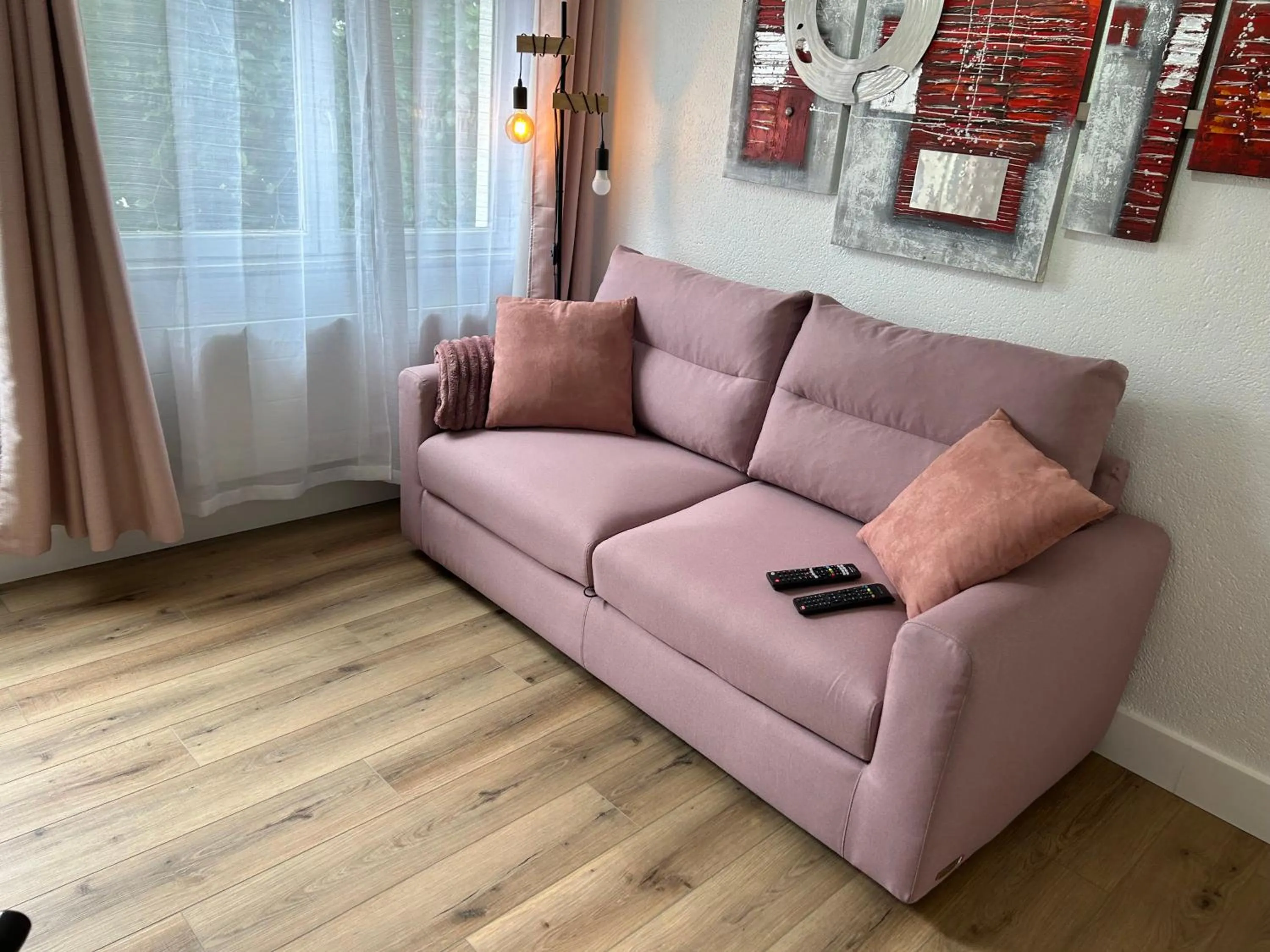 Seating area in Hôtel et Appart 'hôtel Chez Gino ETAPLES-Le Touquet