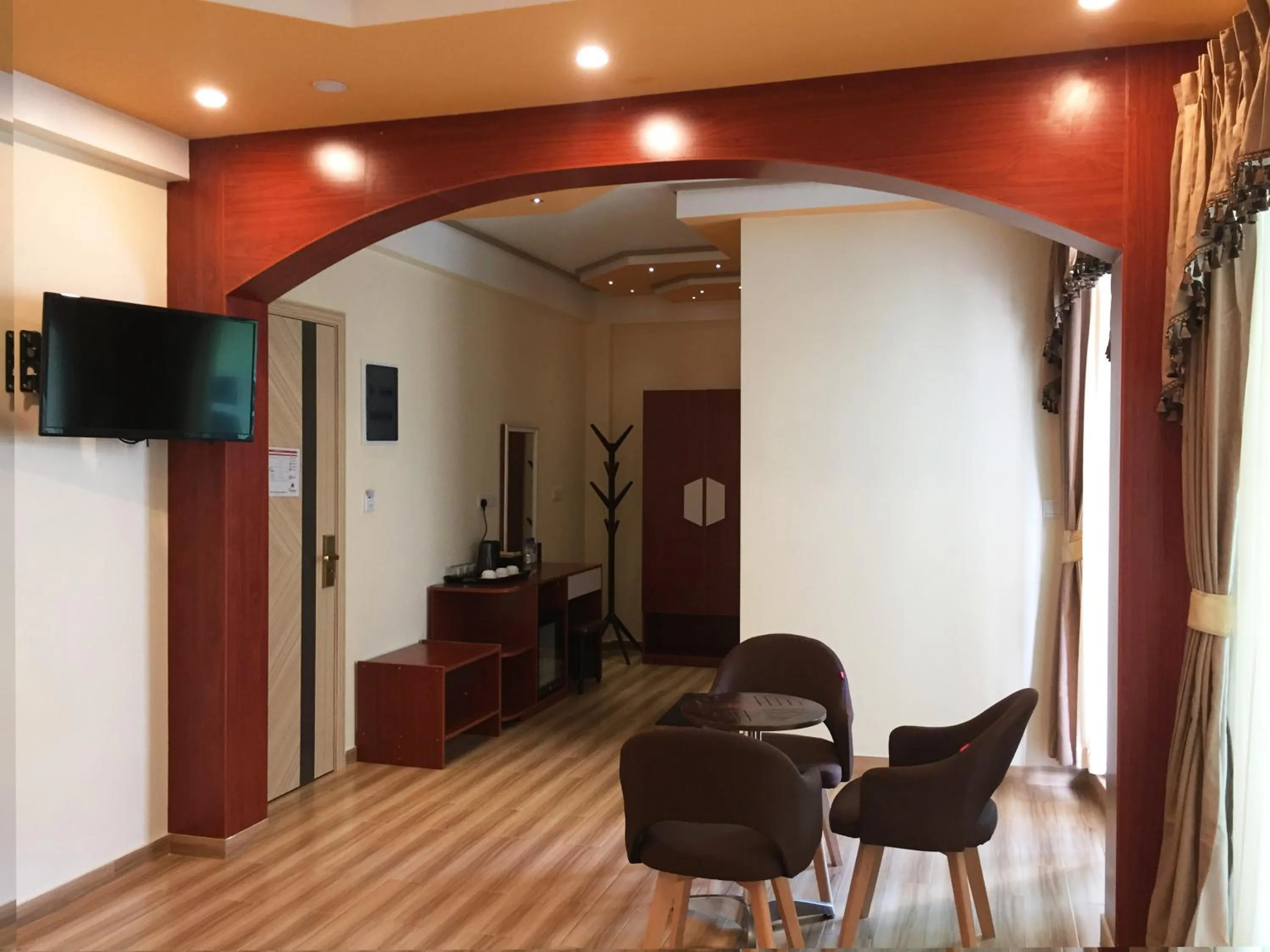 Seating area in Rosemary Boutique