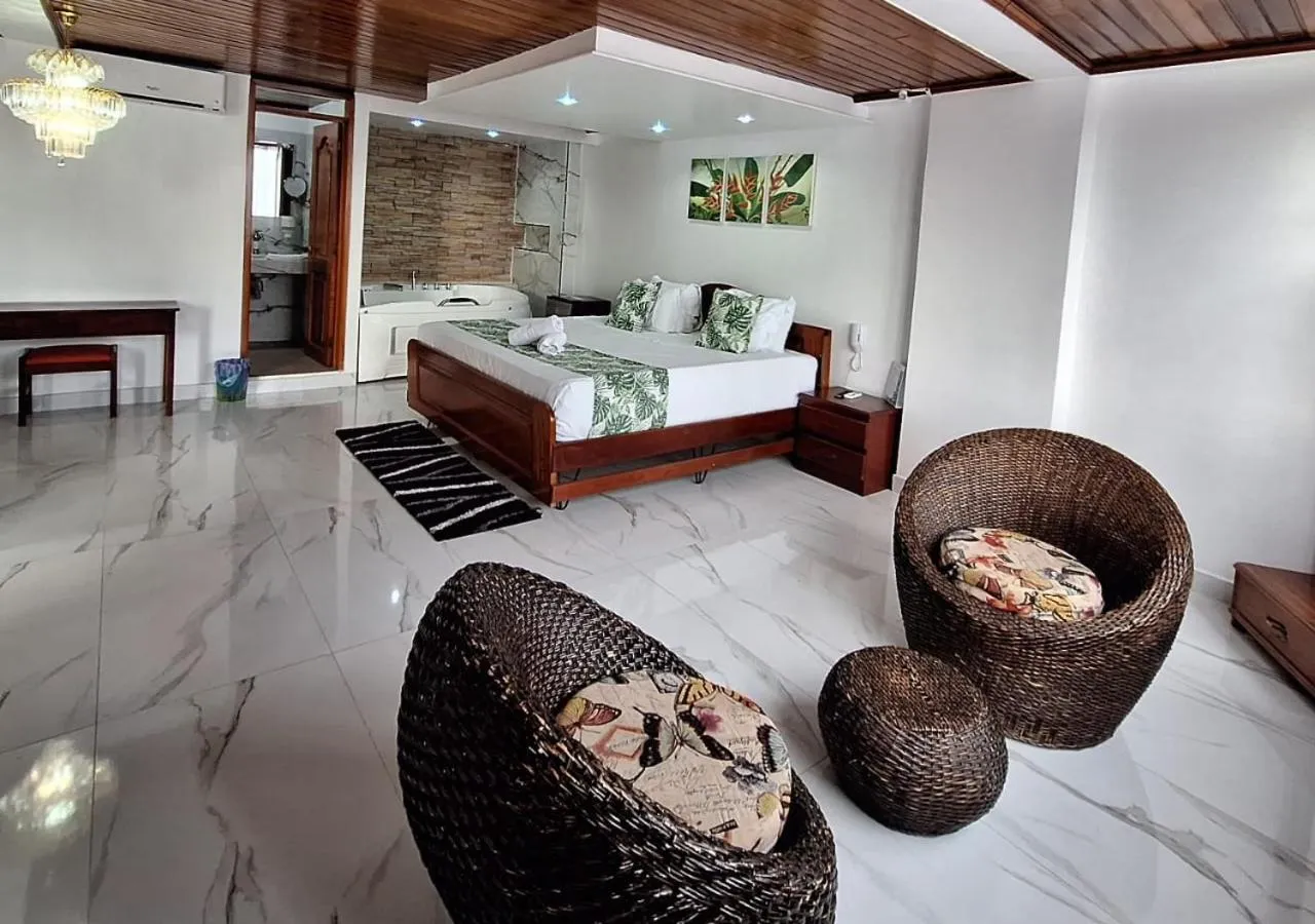 Bed in Hotel Yurupary AMAZONAS