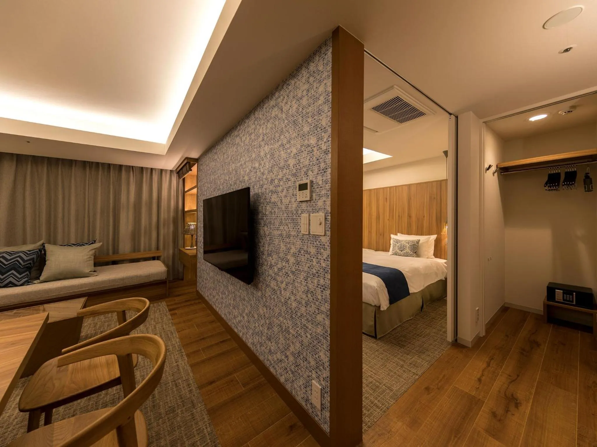 Photo of the whole room, Bed in Tokyu Stay Okinawa Naha