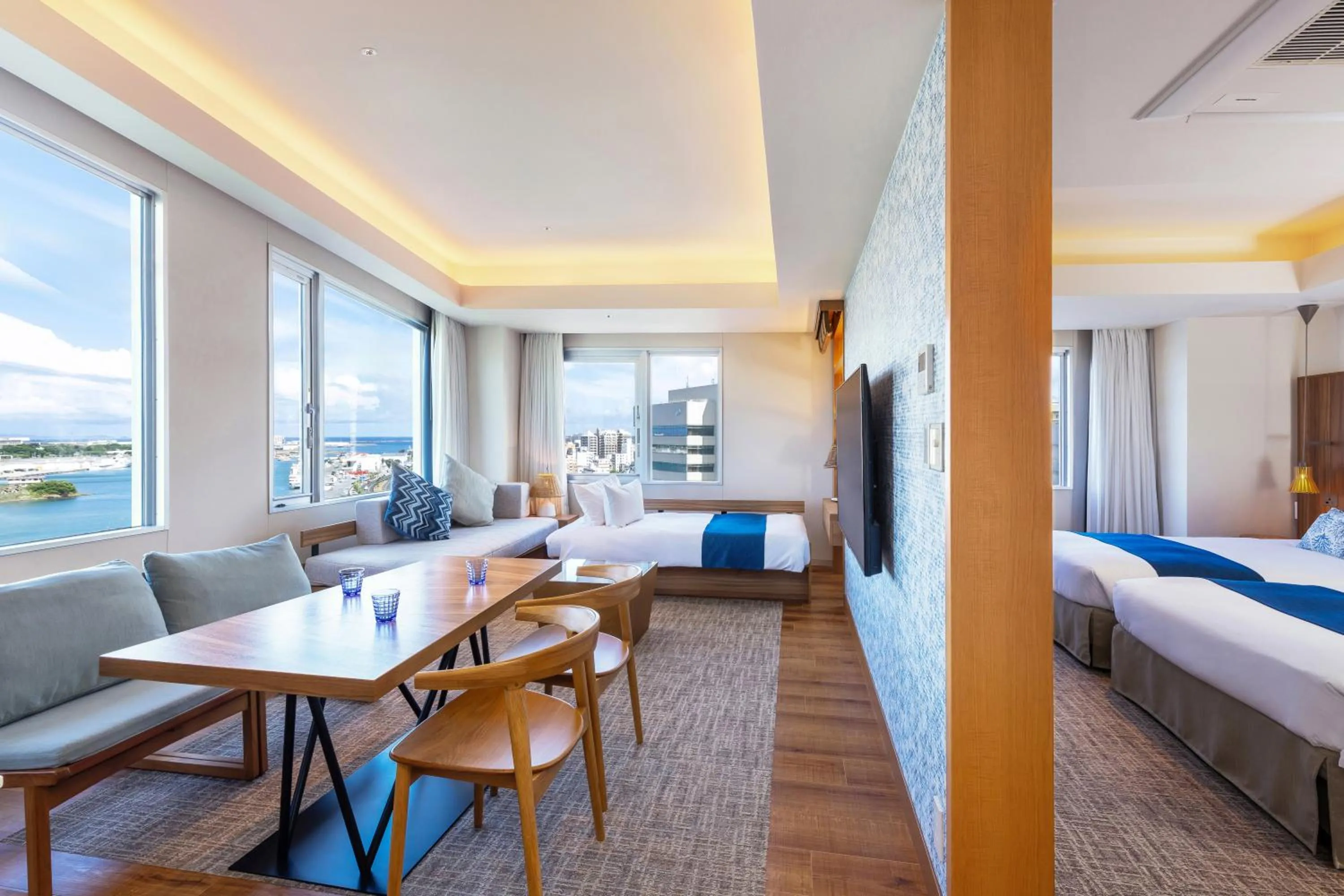 Photo of the whole room, Bed in Tokyu Stay Okinawa Naha