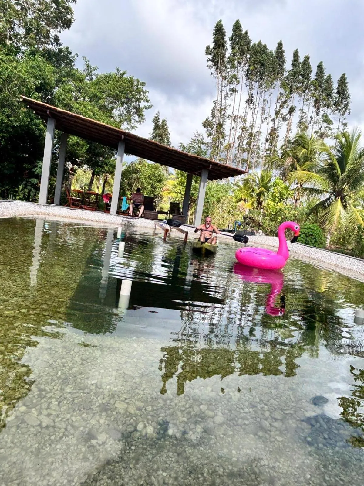 Pool view in Fazenda Eco-Jardim