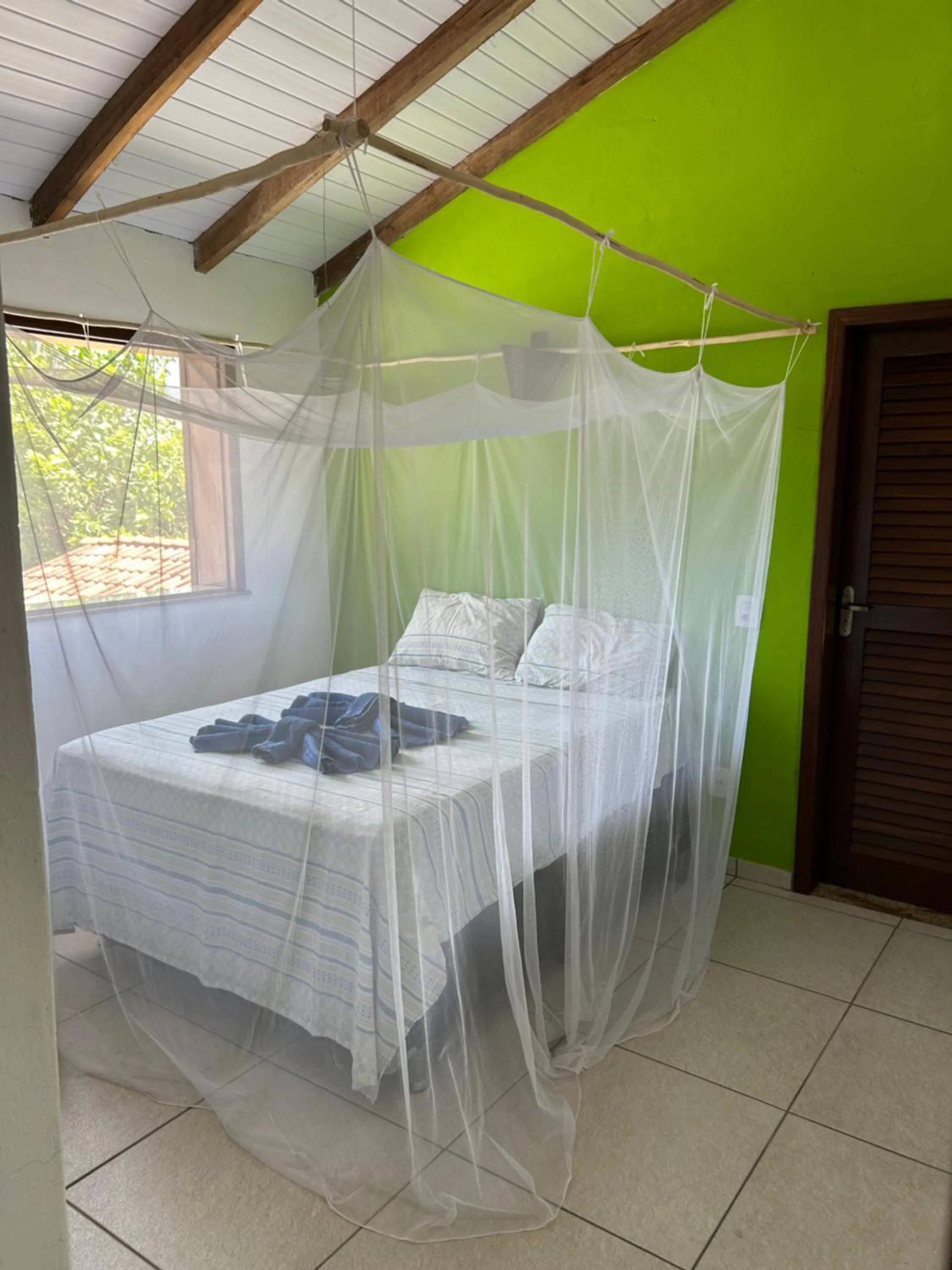 Bed in Fazenda Eco-Jardim