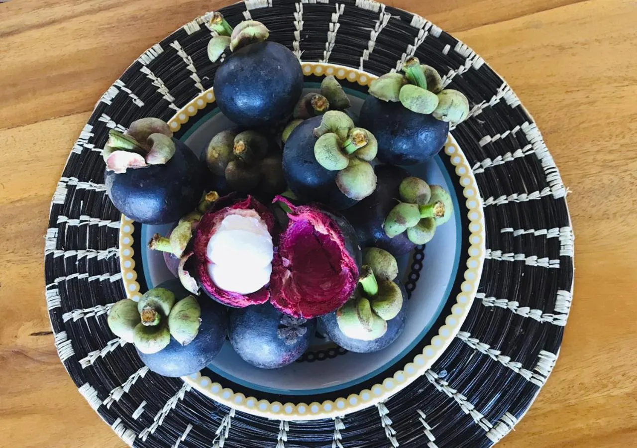 Food close-up in Fazenda Eco-Jardim