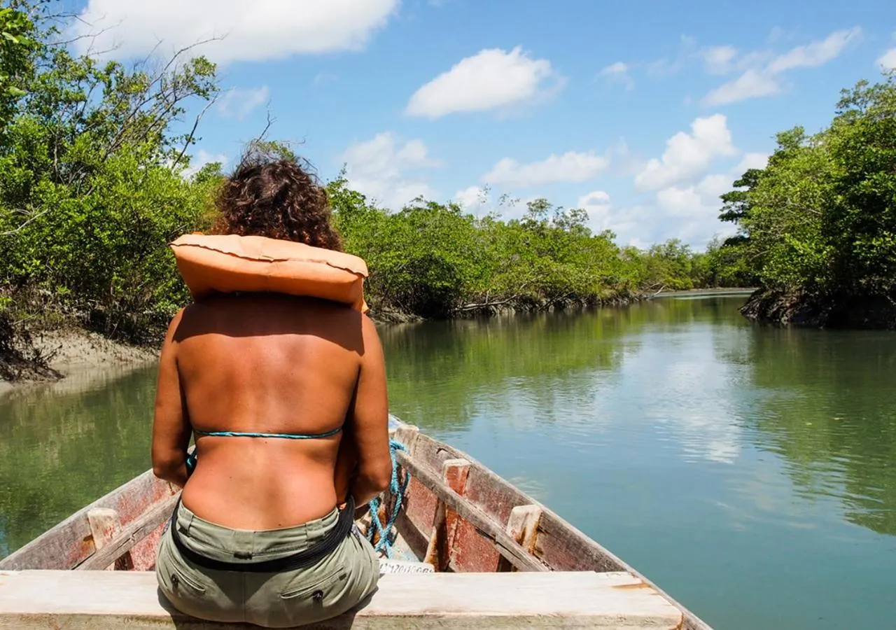 Canoeing in Fazenda Eco-Jardim