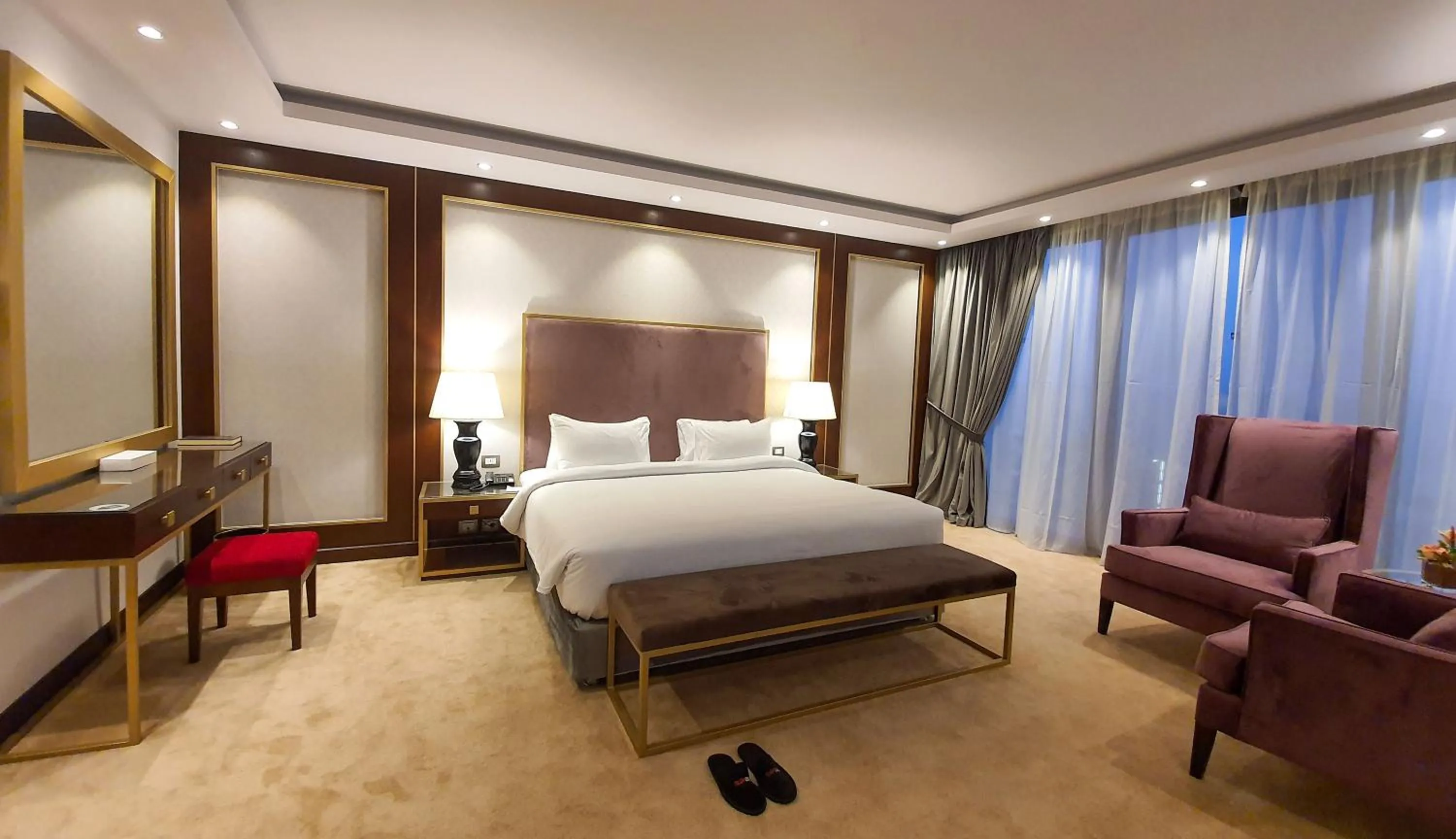 Bedroom, Bed in Porto Said Hotel & Spa