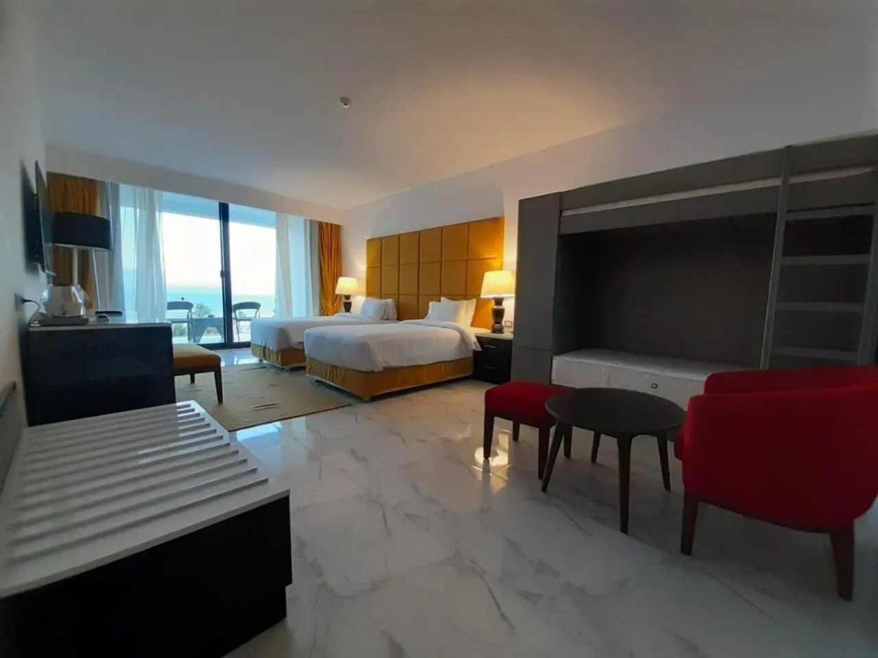 Photo of the whole room, Bed in Porto Said Hotel & Spa