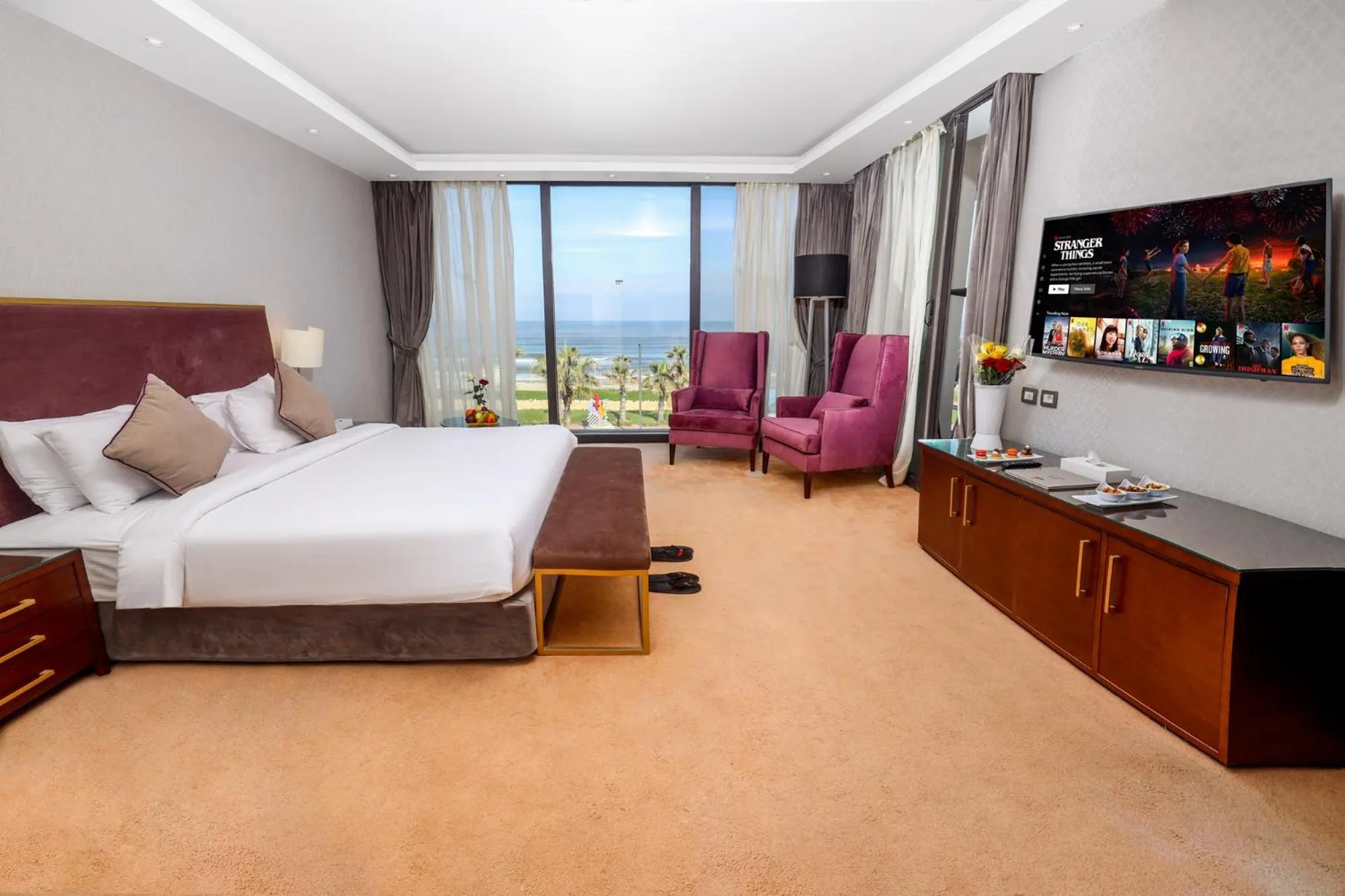 Sea view, Bed in Porto Said Hotel & Spa