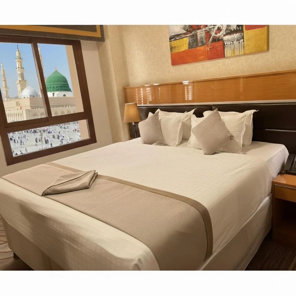 Bed in Golden Tulip Al Shakreen