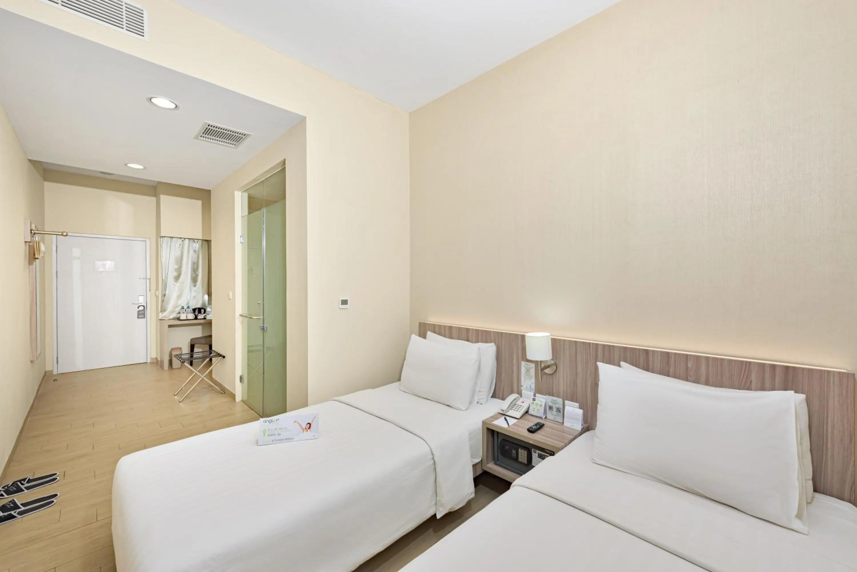 Bed in Grand Whiz Megamas Manado