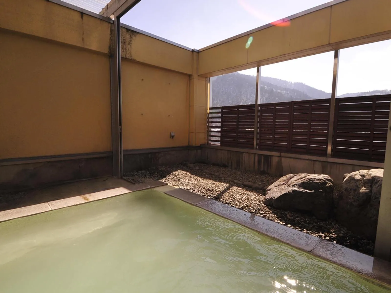 Open Air Bath in Nikko Sansui