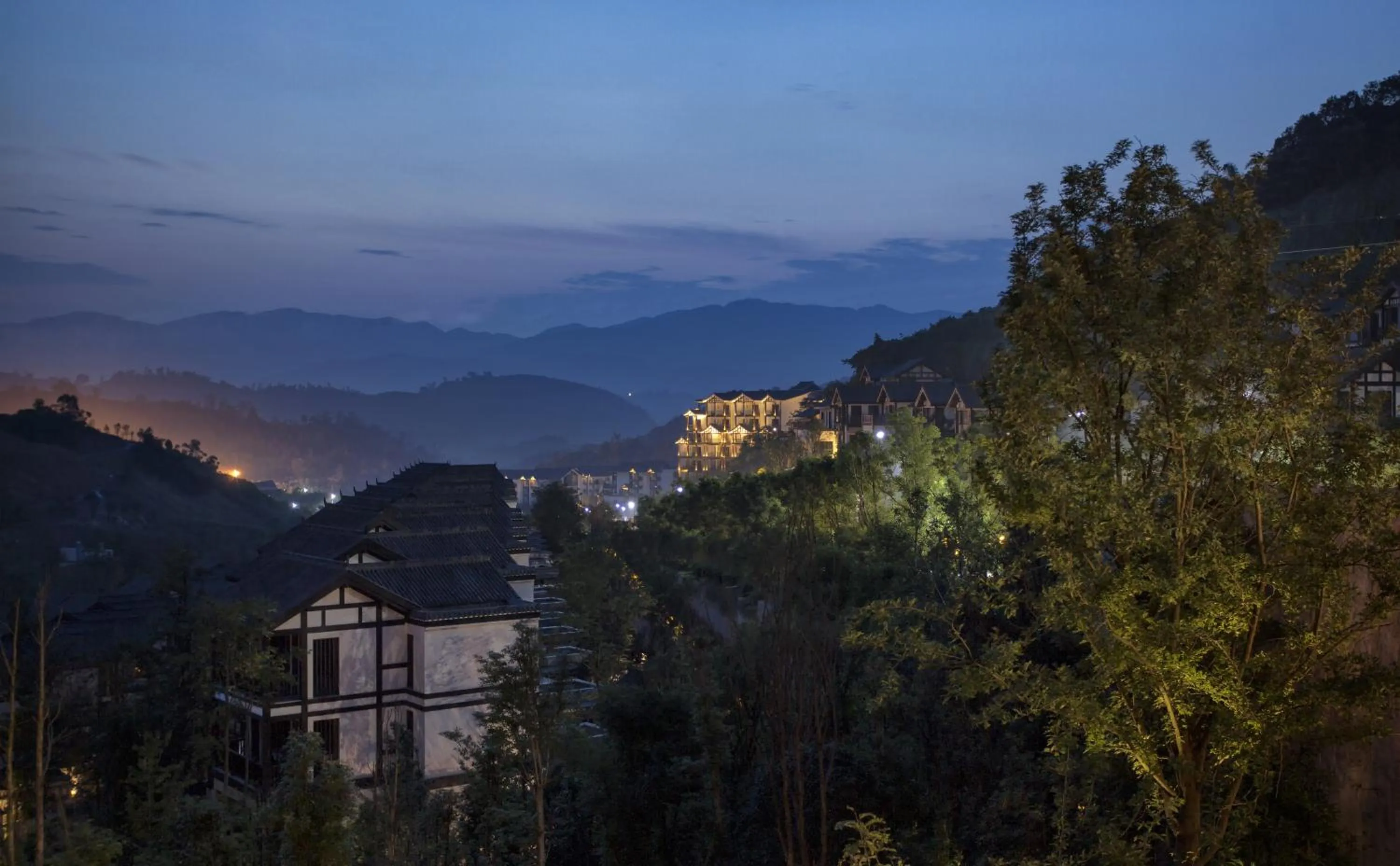 Bird's eye view in Banyan Tree Chongqing Beibei