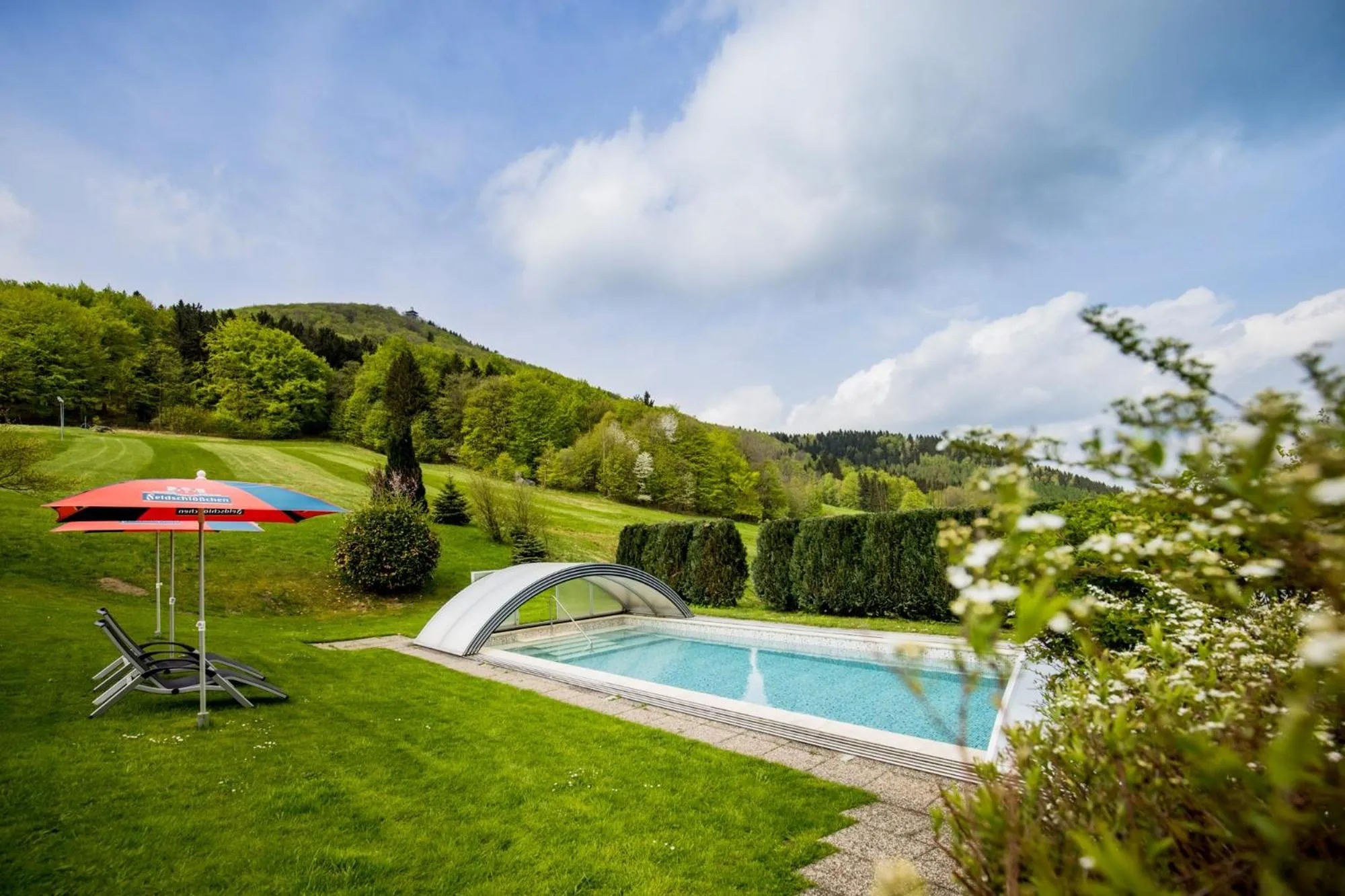 Swimming pool in Rübezahlbaude