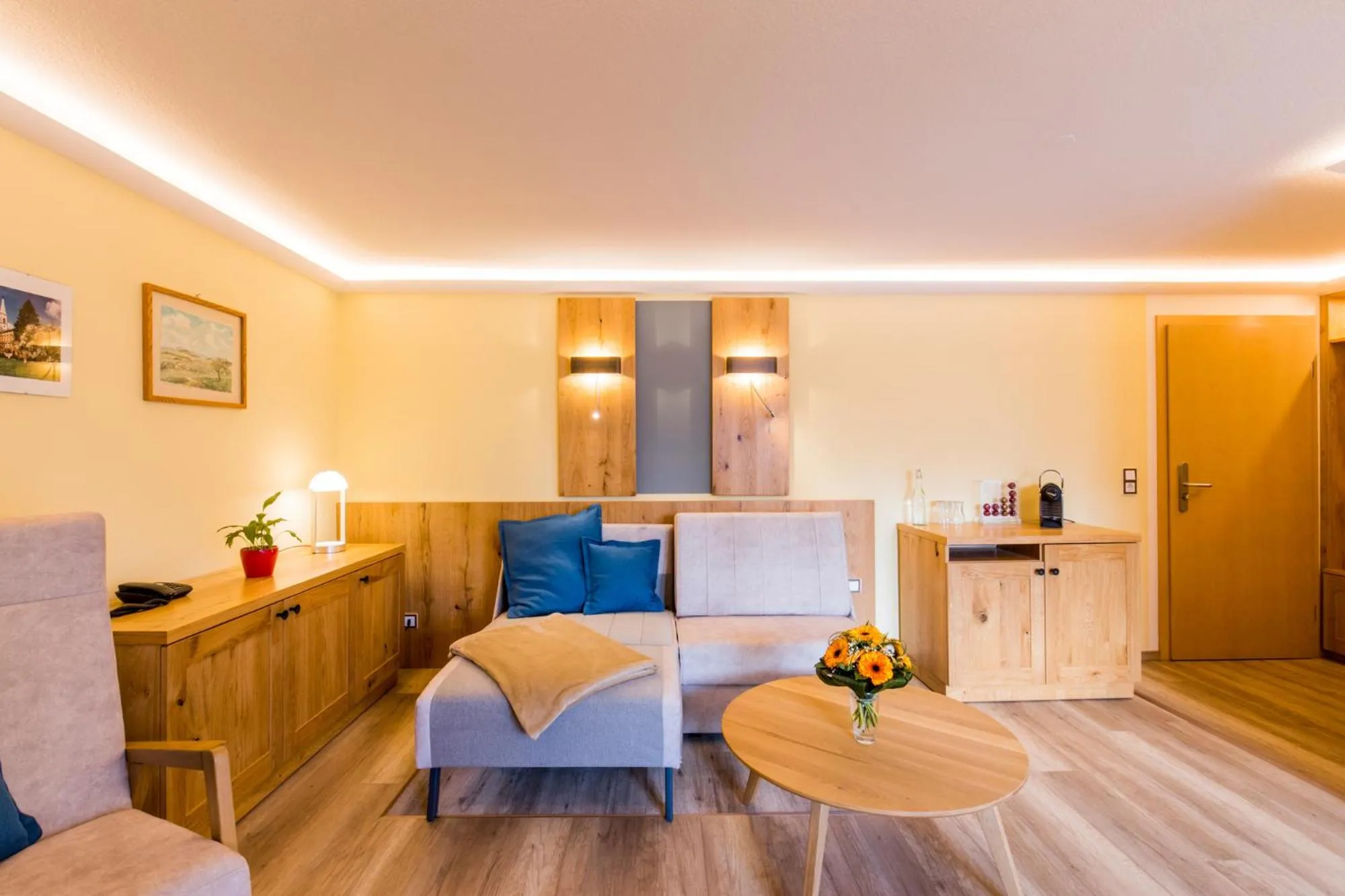 Seating area in Rübezahlbaude