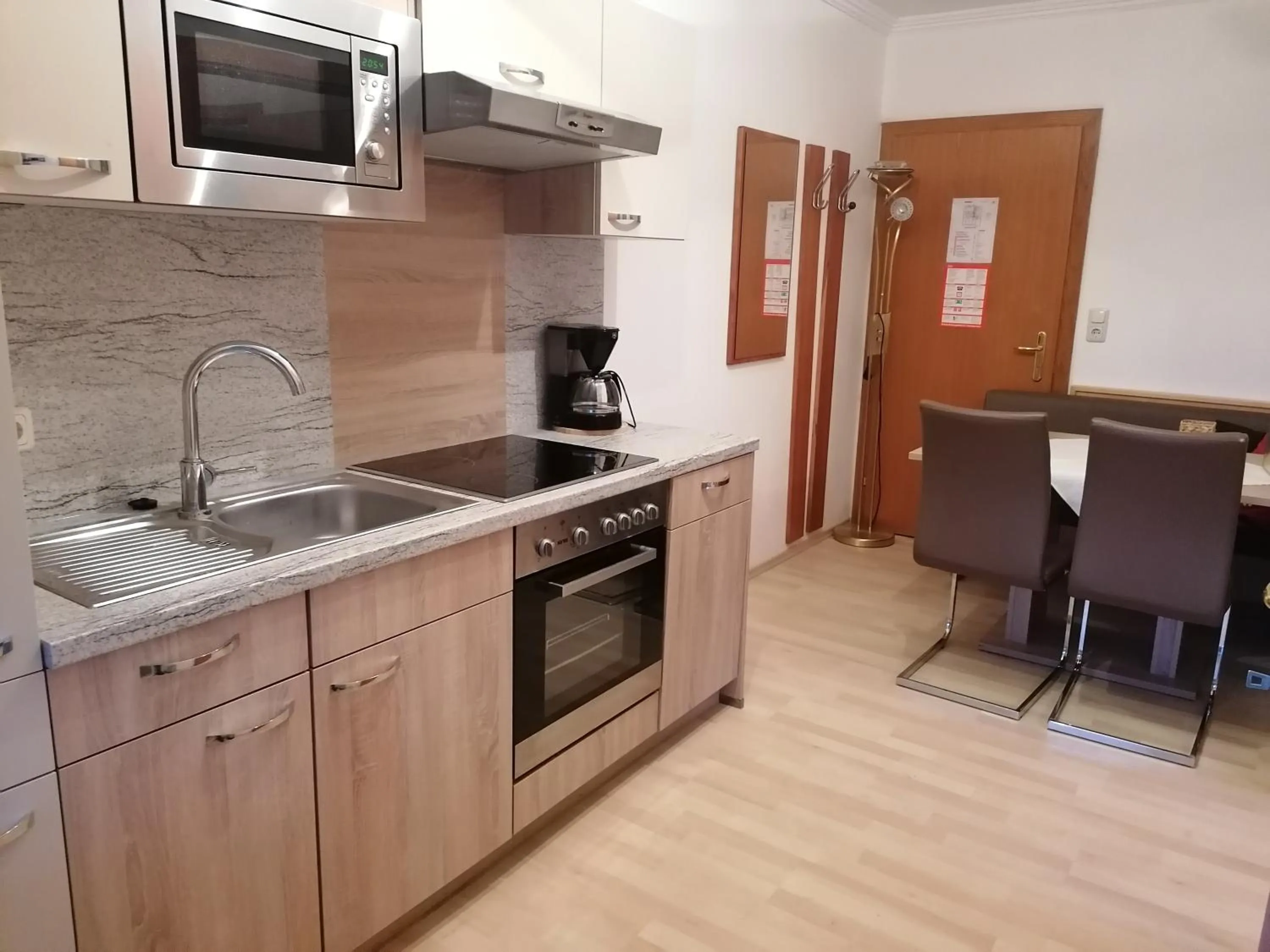 Kitchen or kitchenette in Landhotel Oberwengerhof