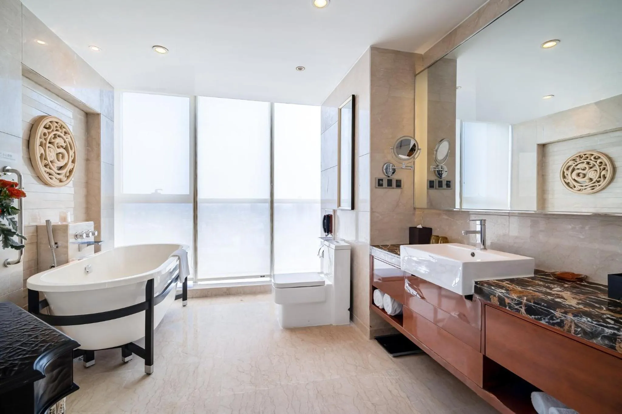 Bathroom in Crowne Plaza Zhenjiang by IHG