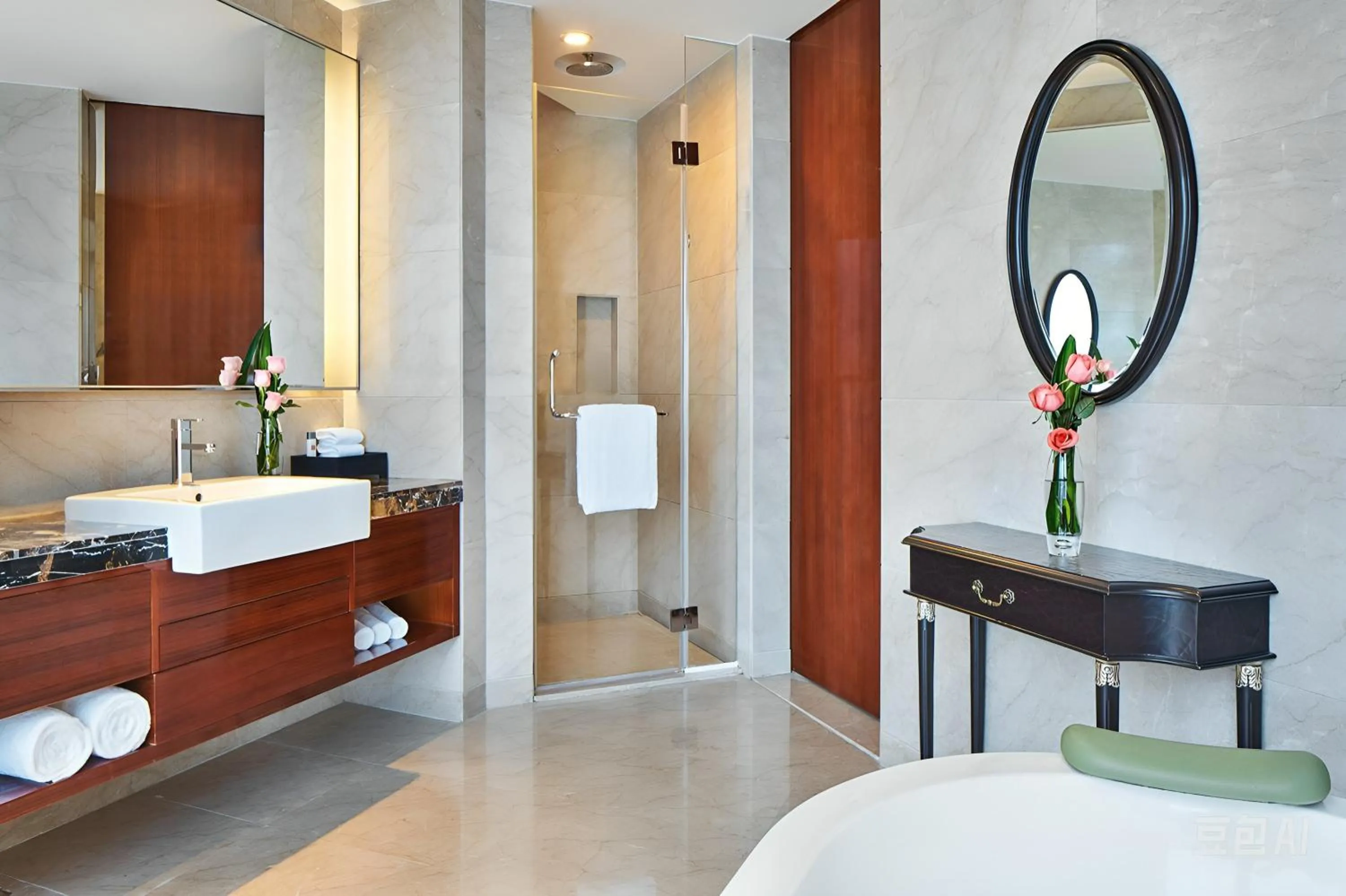 Shower in Crowne Plaza Zhenjiang by IHG