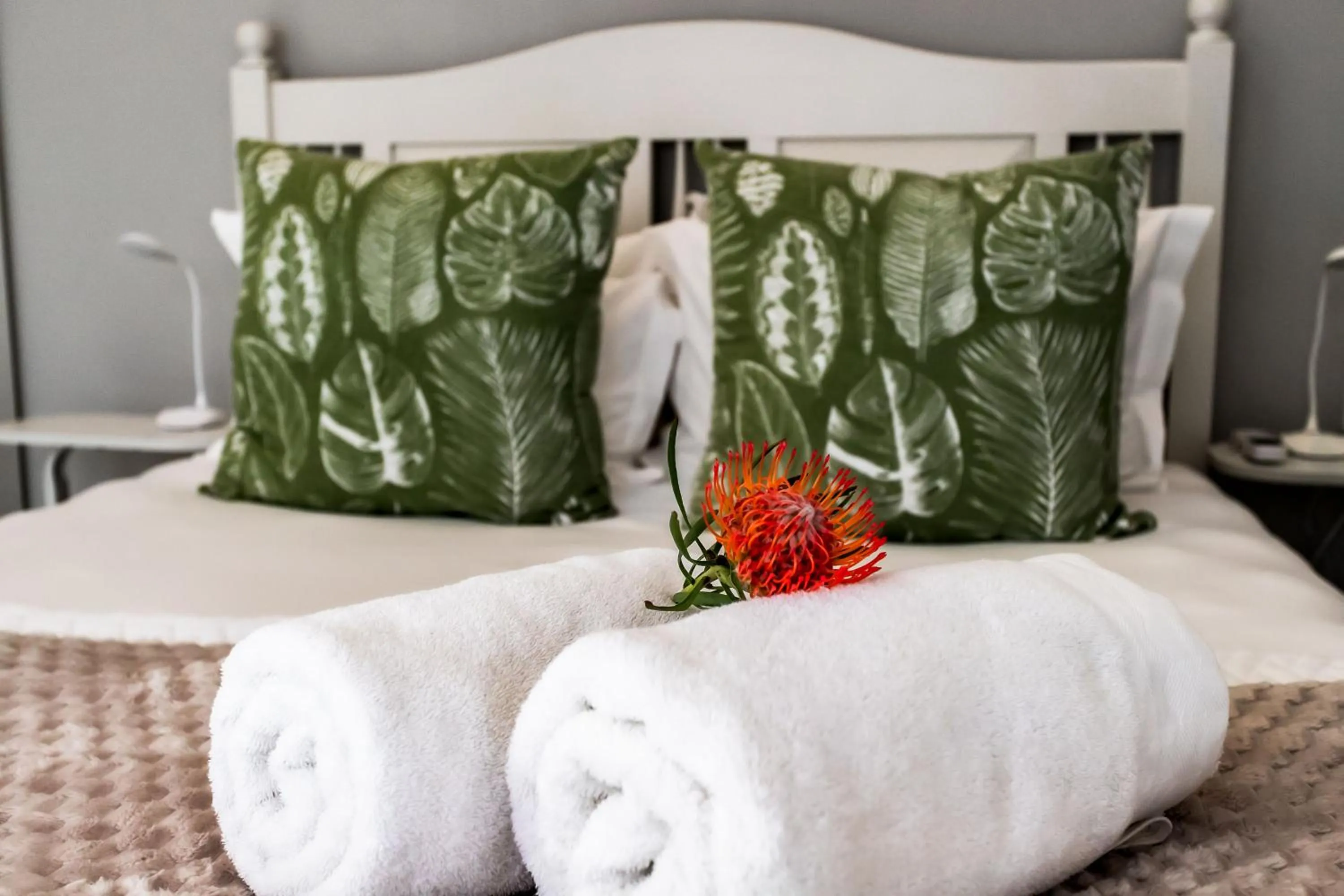 Bed in Whale Coast Ocean Villa