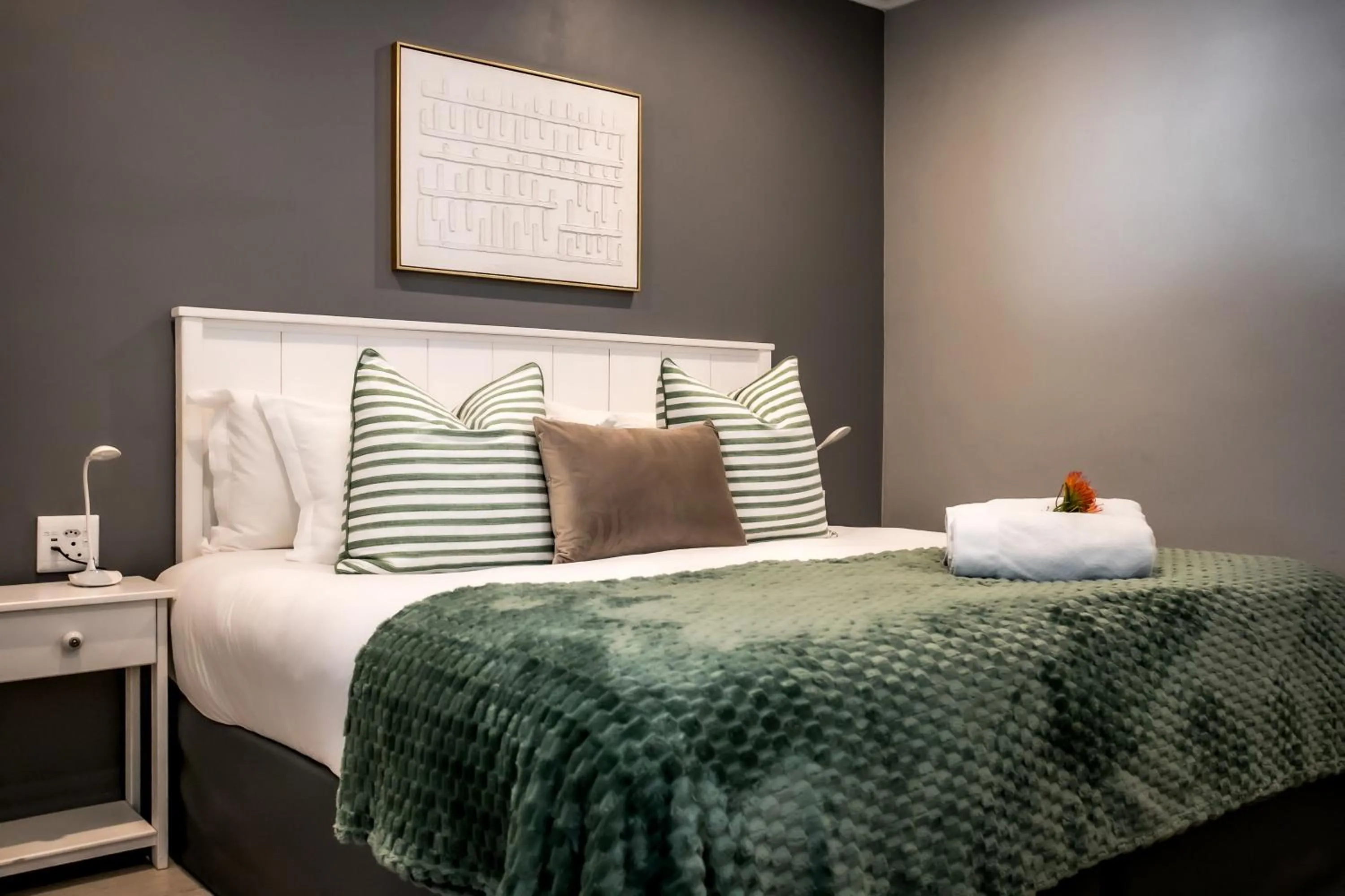 Bed in Whale Coast Ocean Villa