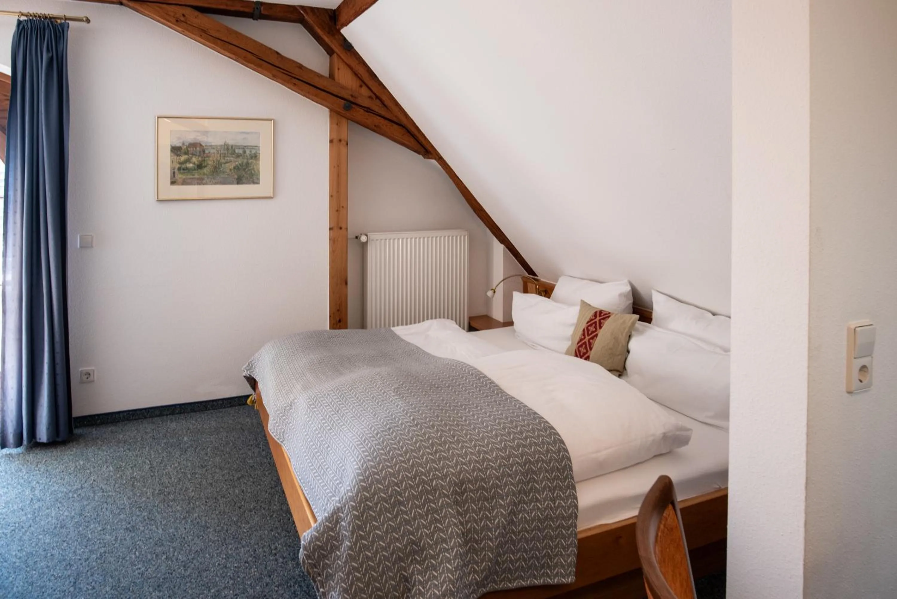 Bed in Insel-Hof Reichenau Hotel-garni