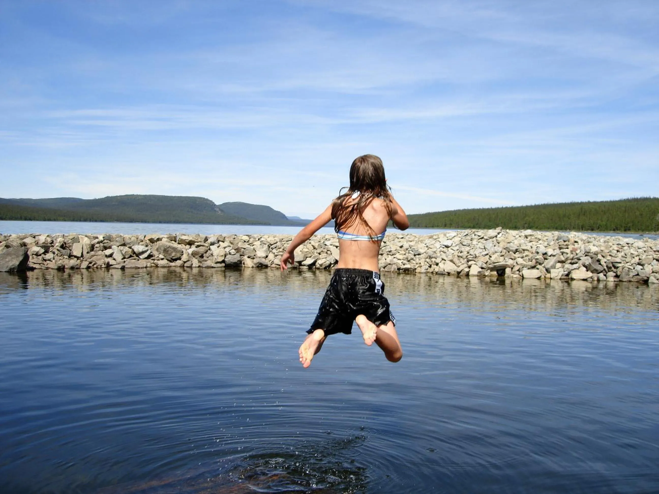 Beach in Stora Björnstugan