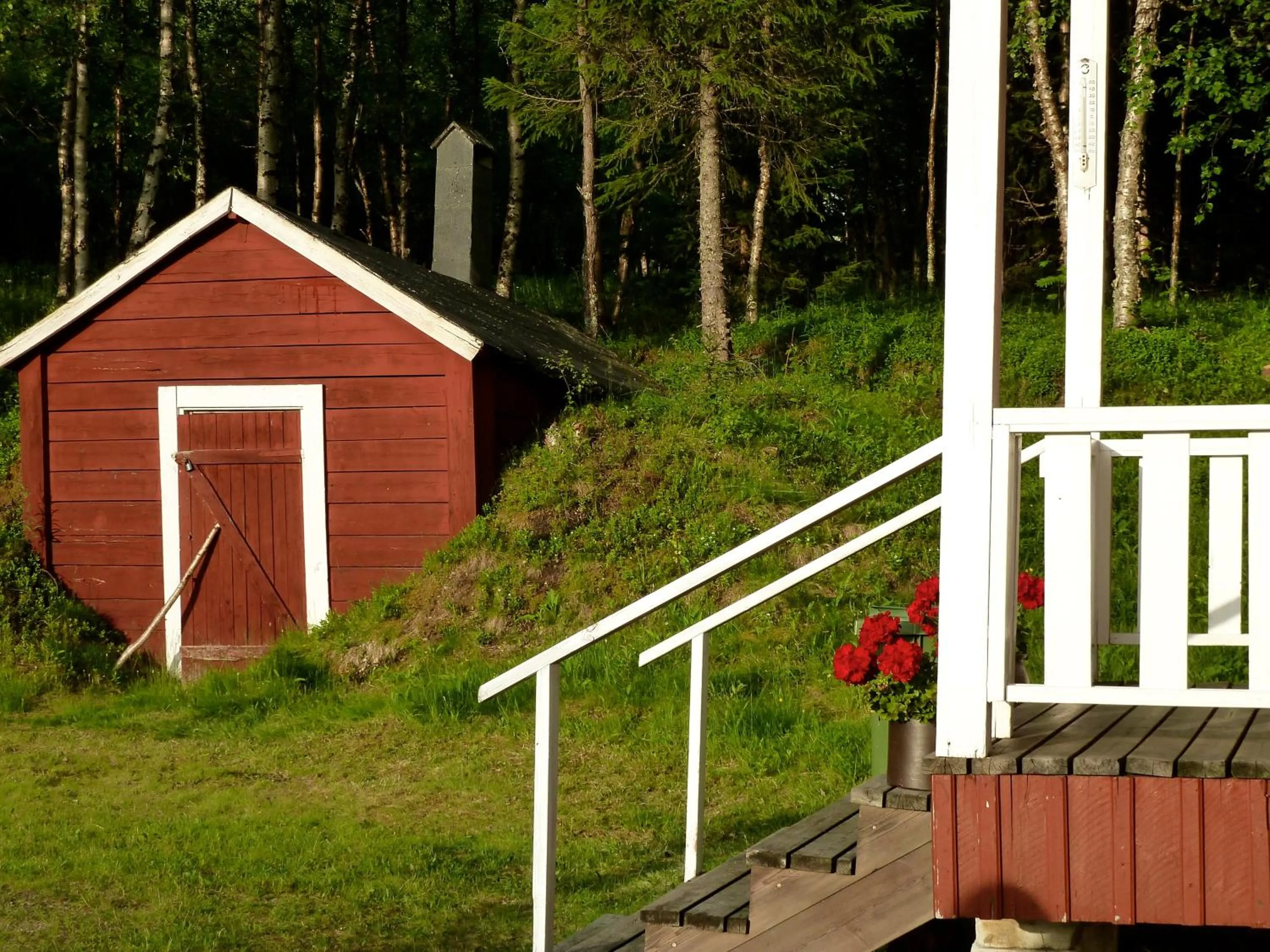 Facade/entrance in Stora Björnstugan
