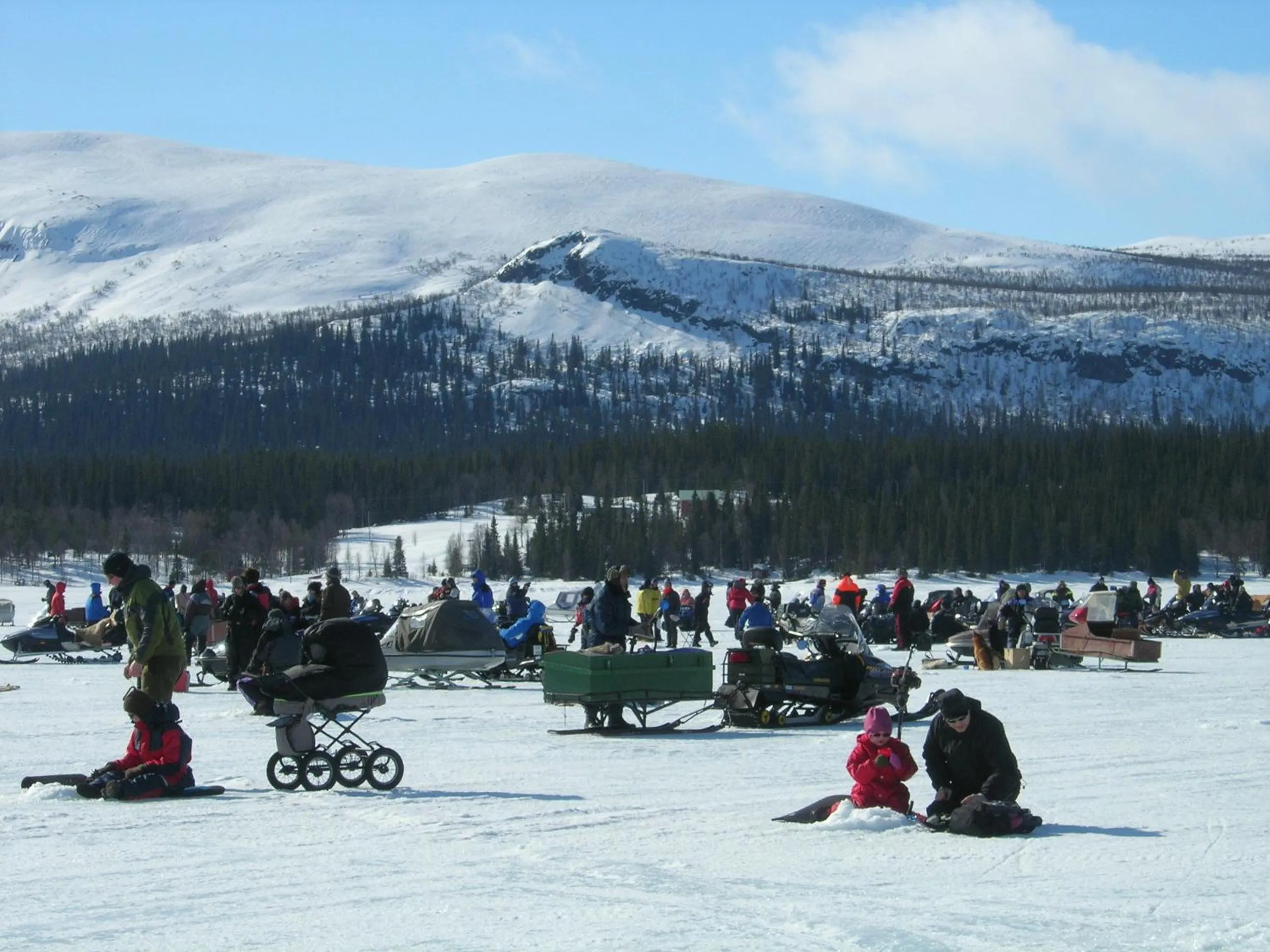 Fishing in Stora Björnstugan