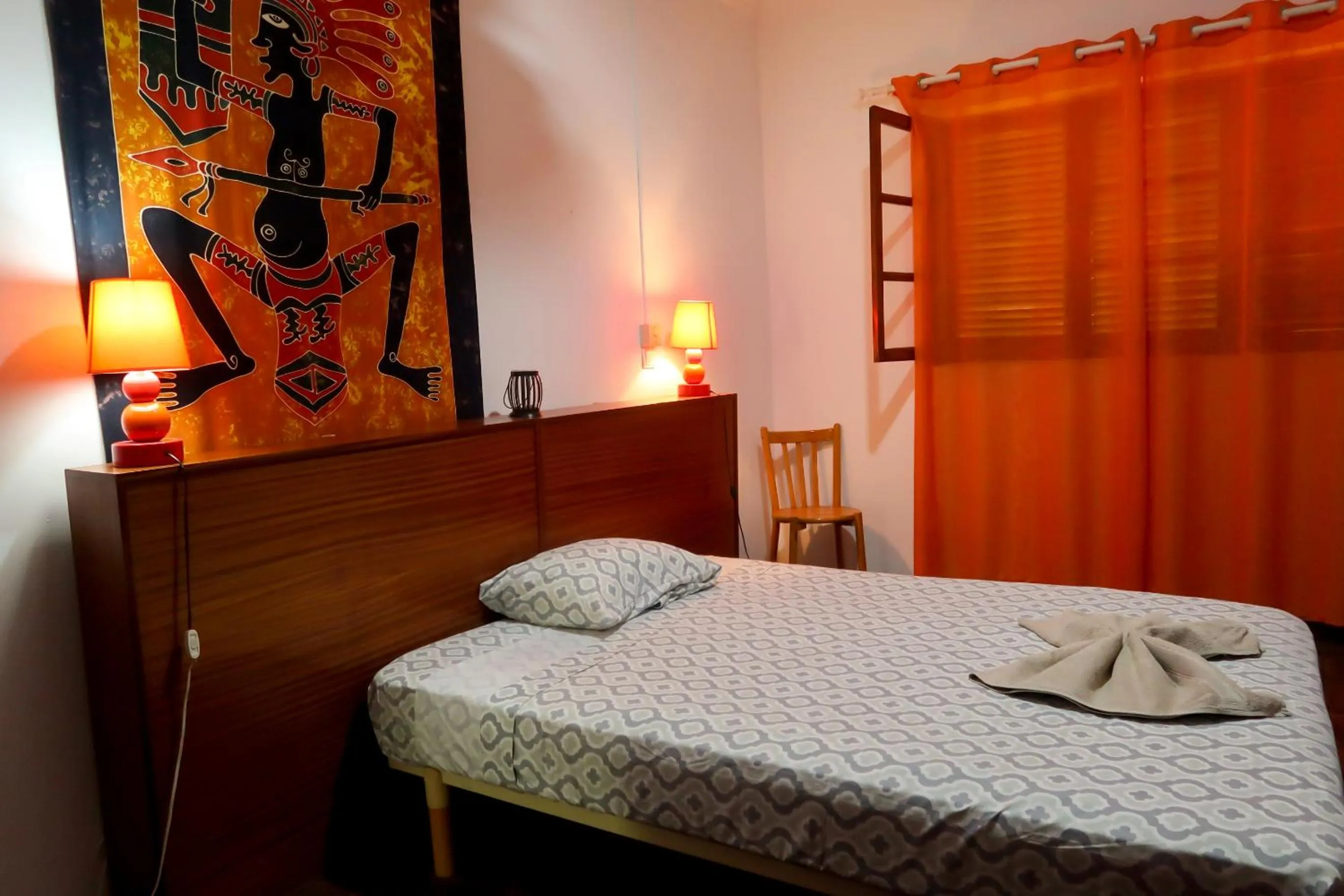 Bed in O Jardim do Vinho, AC