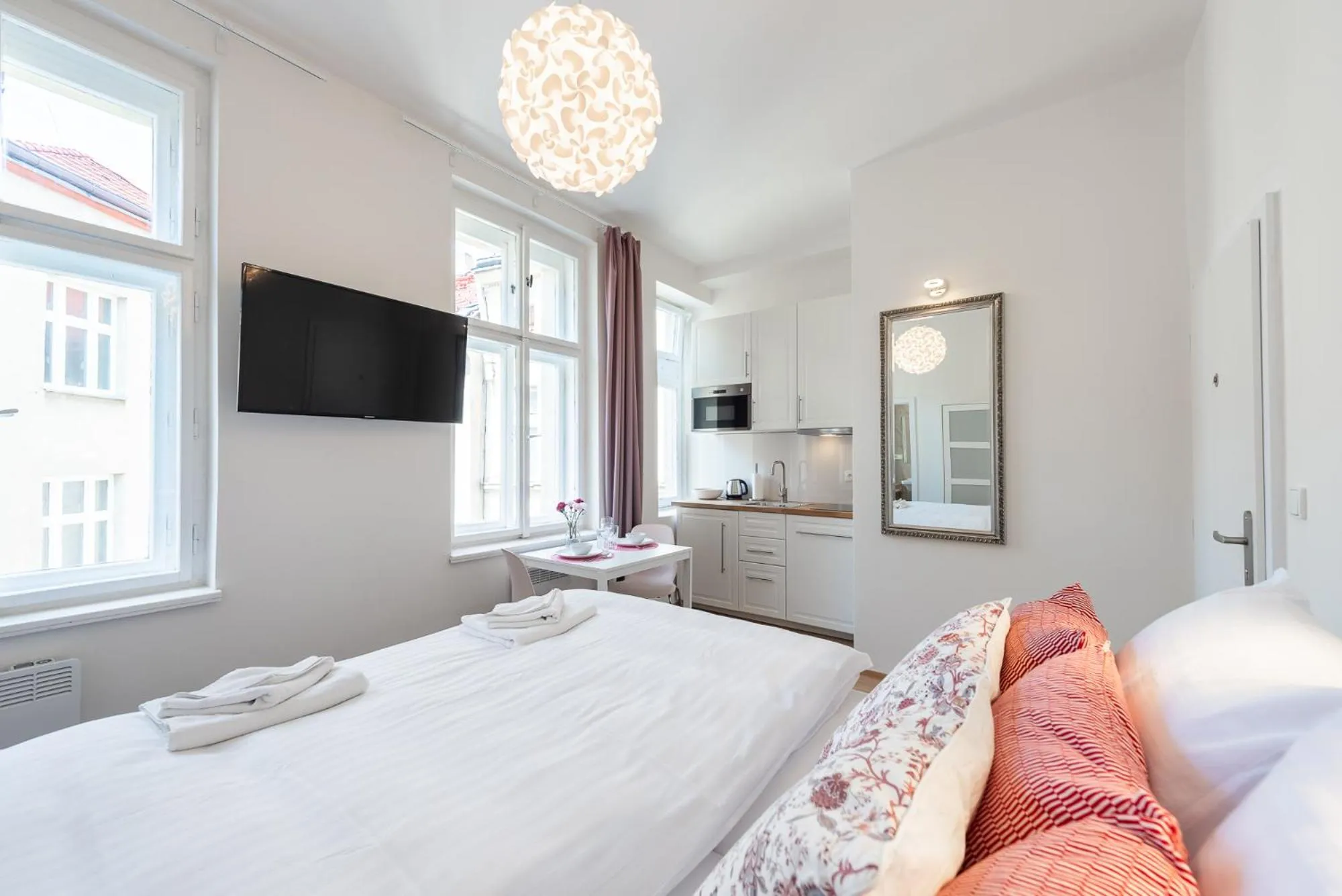 Bed in Tesnov Residence Apartments